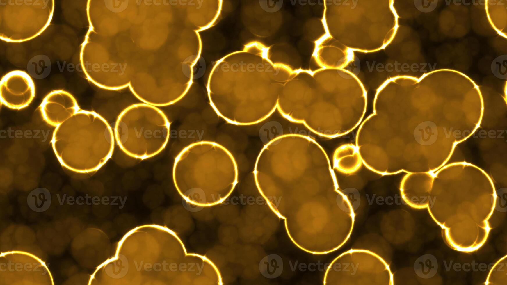 Yellow Luminescent Glowing Cells Seamless Background Textures photo