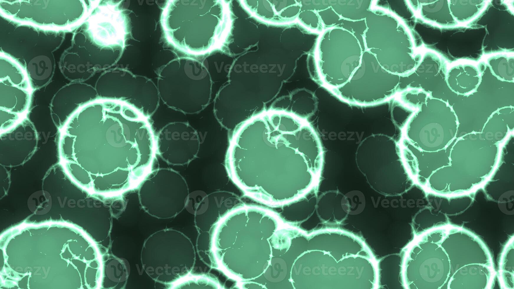 Turquoise Luminescent Glowing Cells Seamless Background Textures photo