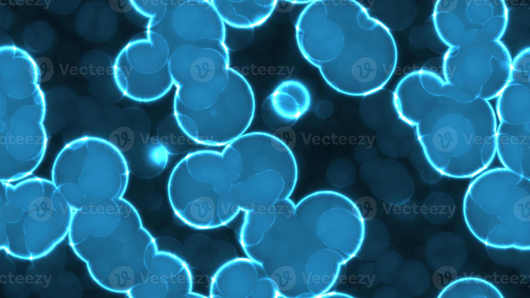 Light Sky Blue Luminescent Glowing Cells Seamless Background Textures photo
