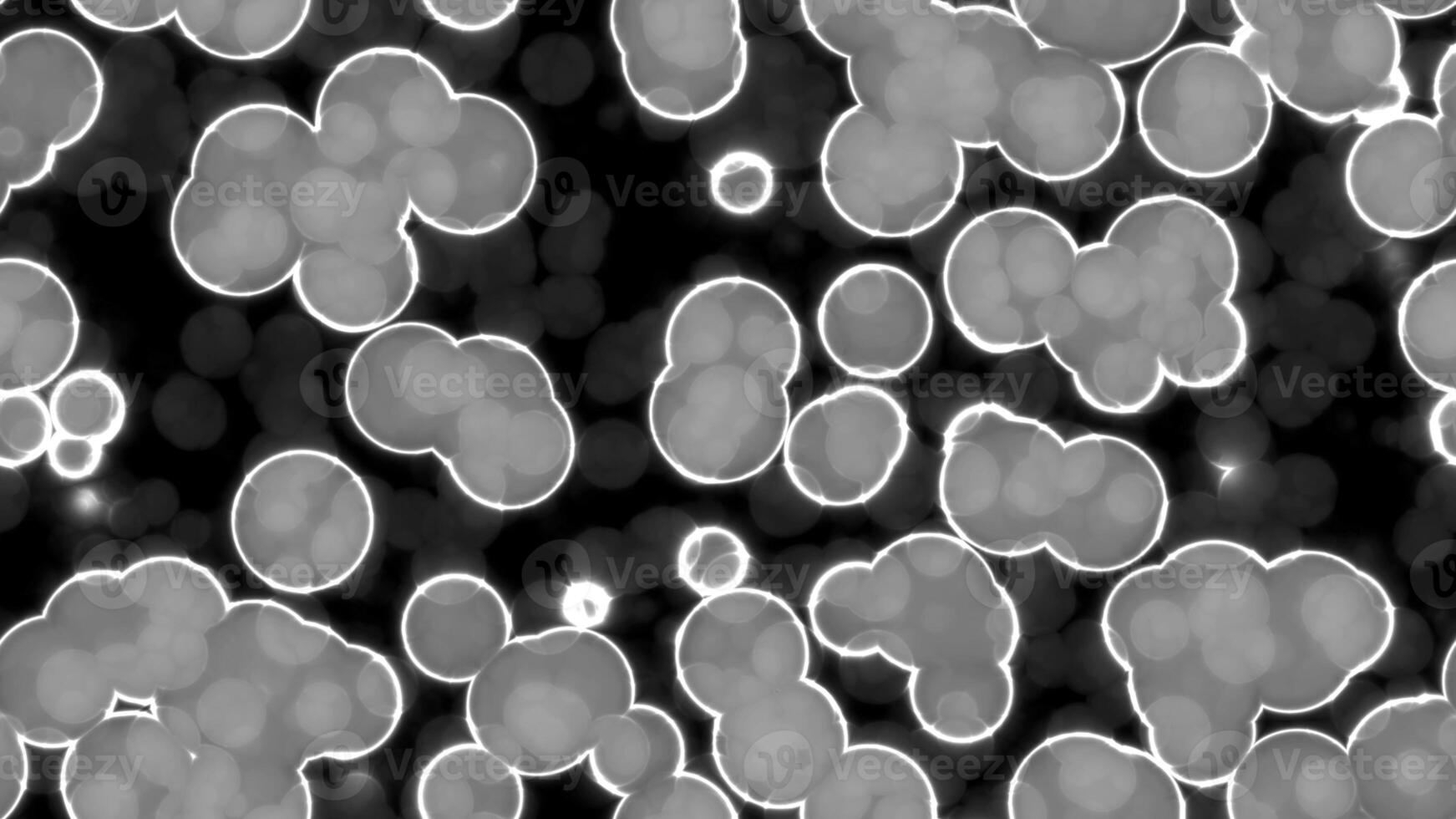 White Luminescent Glowing Cells Seamless Background Textures photo