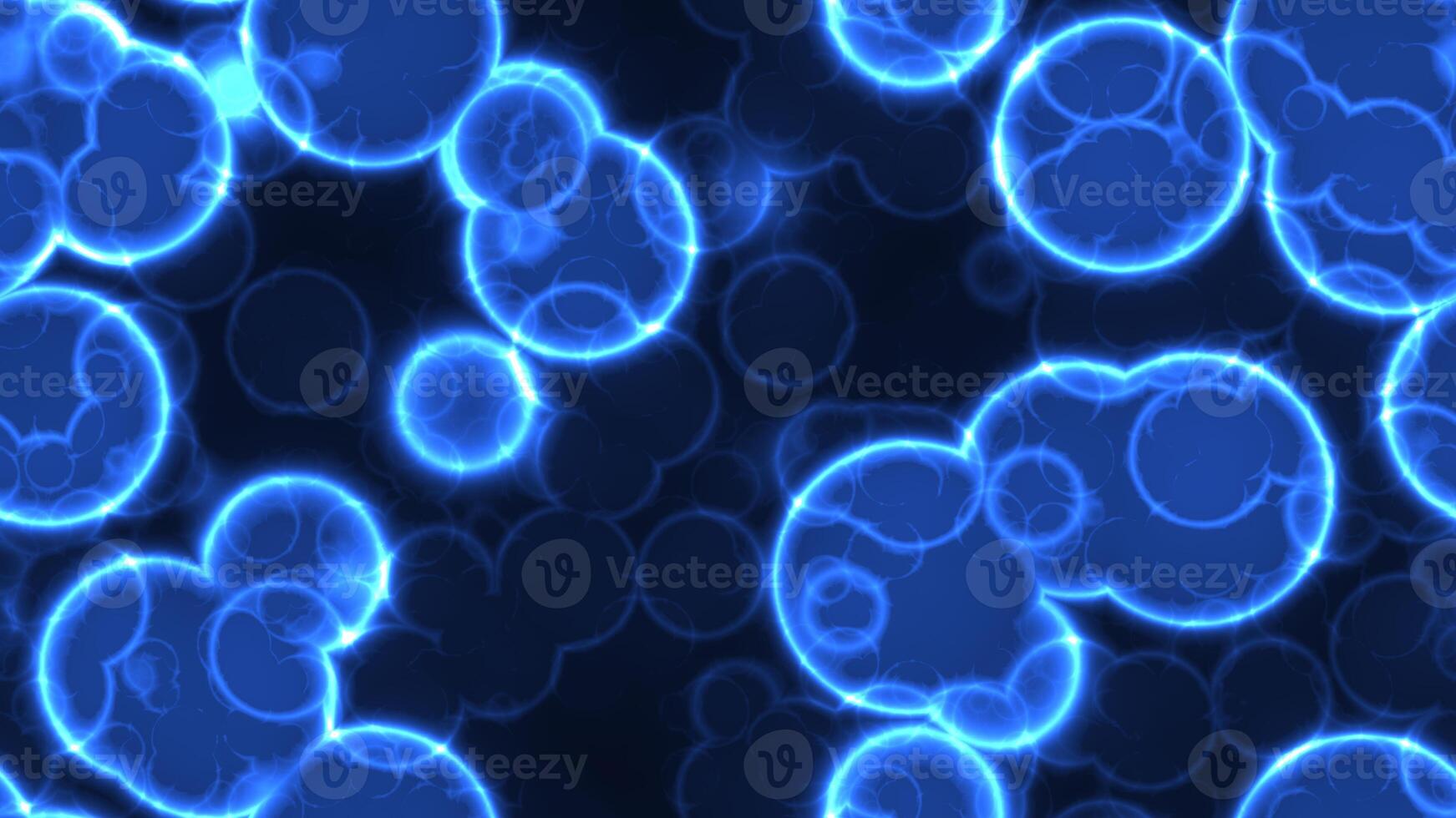 Blue Luminescent Glowing Cells Seamless Background Textures photo
