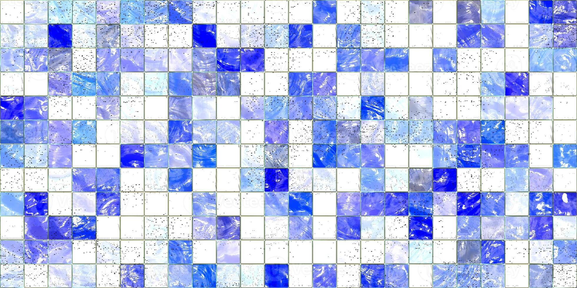 White Blue Seamless Decorative Tile Background Texture photo