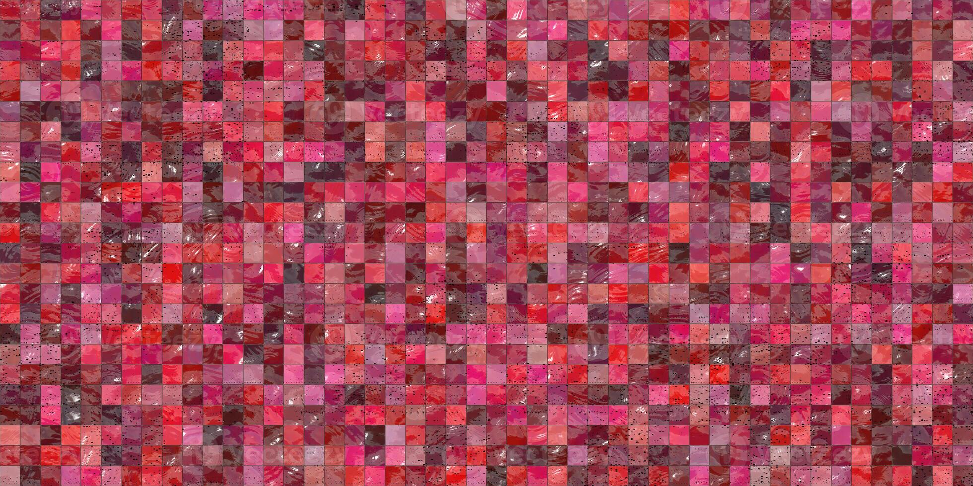 Red Pose Seamless Decorative Tile Background Texture photo