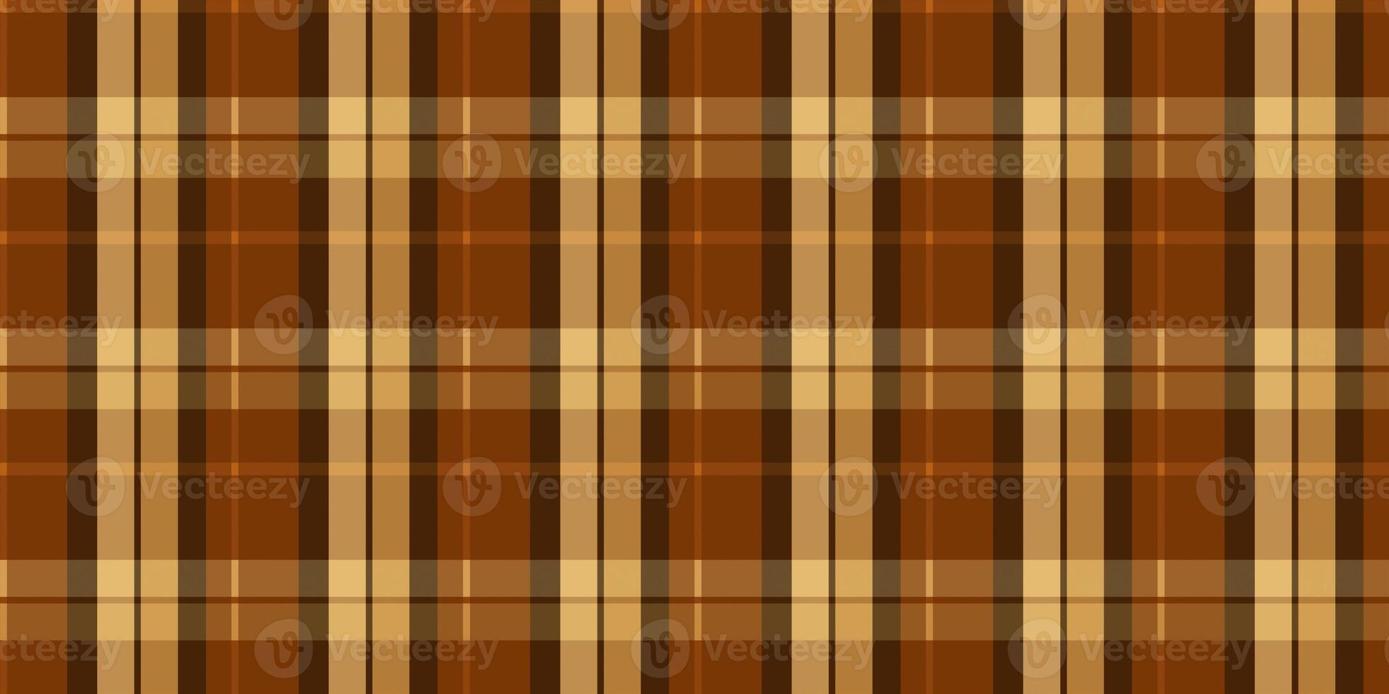 Beige brown seamless flannel texture. Fustian clothes fabric surface pattern. Checkered material backdrop. Woolen cotton wear textile background. photo
