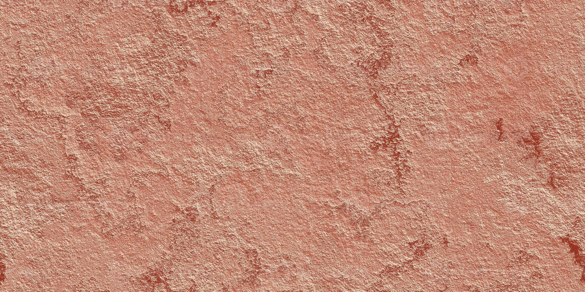 Seamless Copper Texture. Molten Ore Background. photo