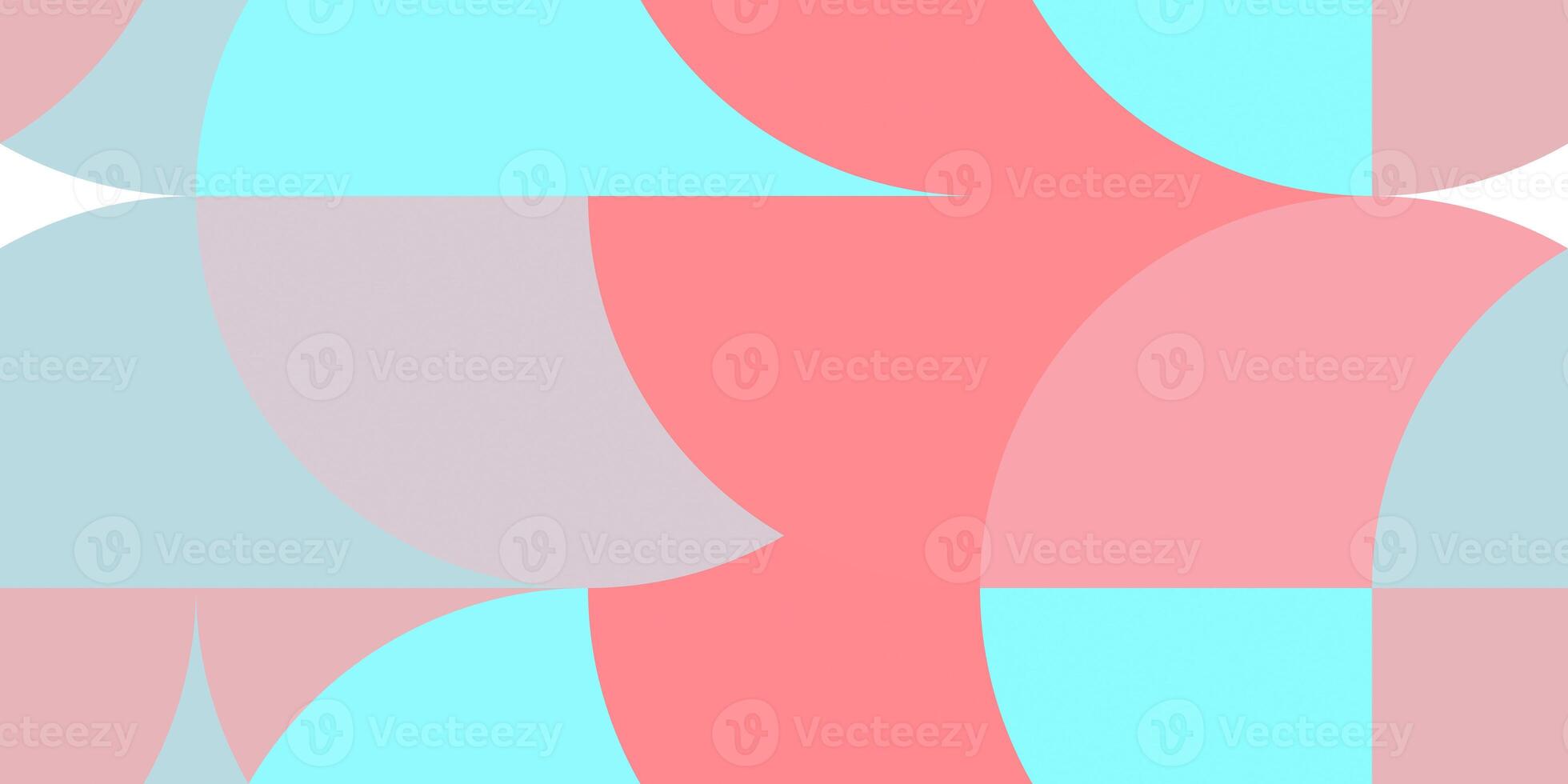 Blue pink colored modern geometry half circles backgrounds. Rounded colorful creative design texture. photo