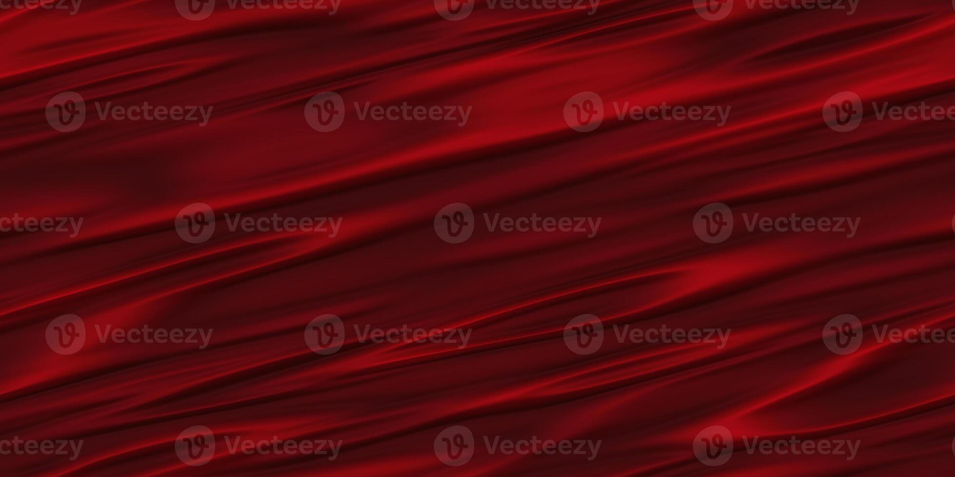 Red seamless satin texture. Atlas fabric surface pattern. Silky material backdrop. Silk wear textile background. photo