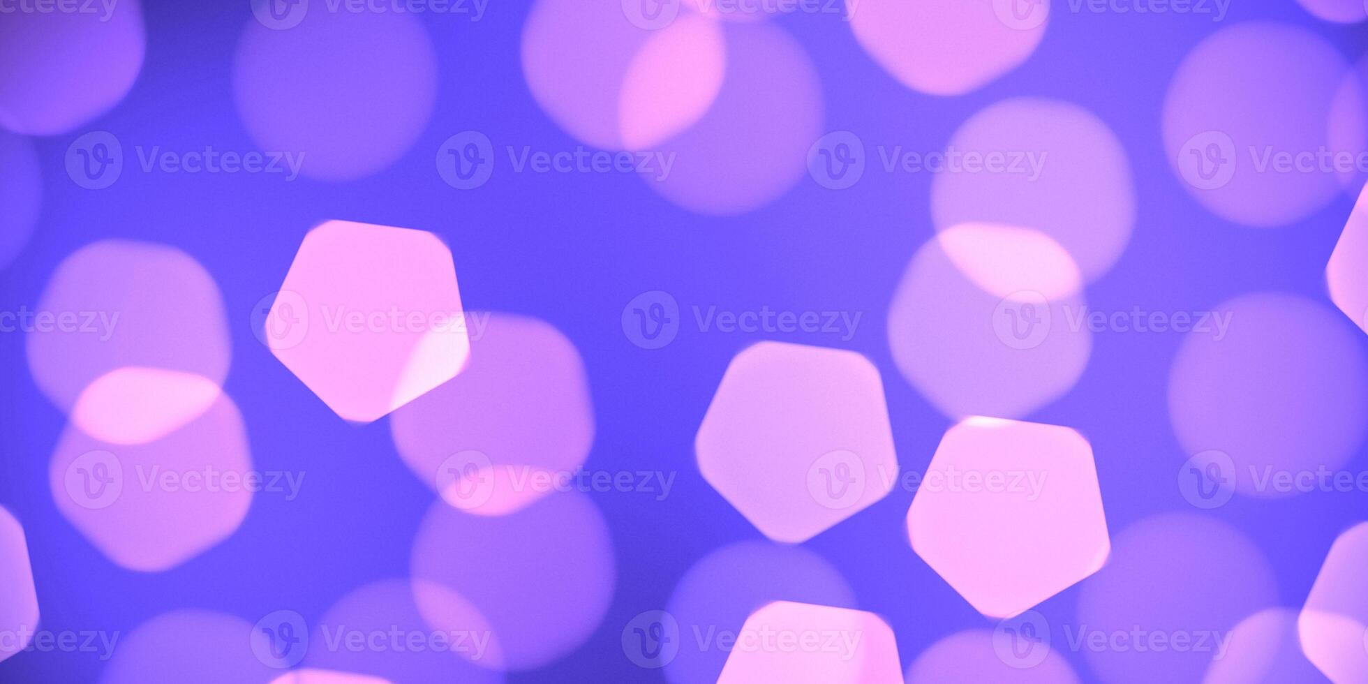 Lilac violet defocused sweet design. Bokeh background. Blurred colored texture. Happy color love creative backdrop. Bright glowing colorful pattern. photo