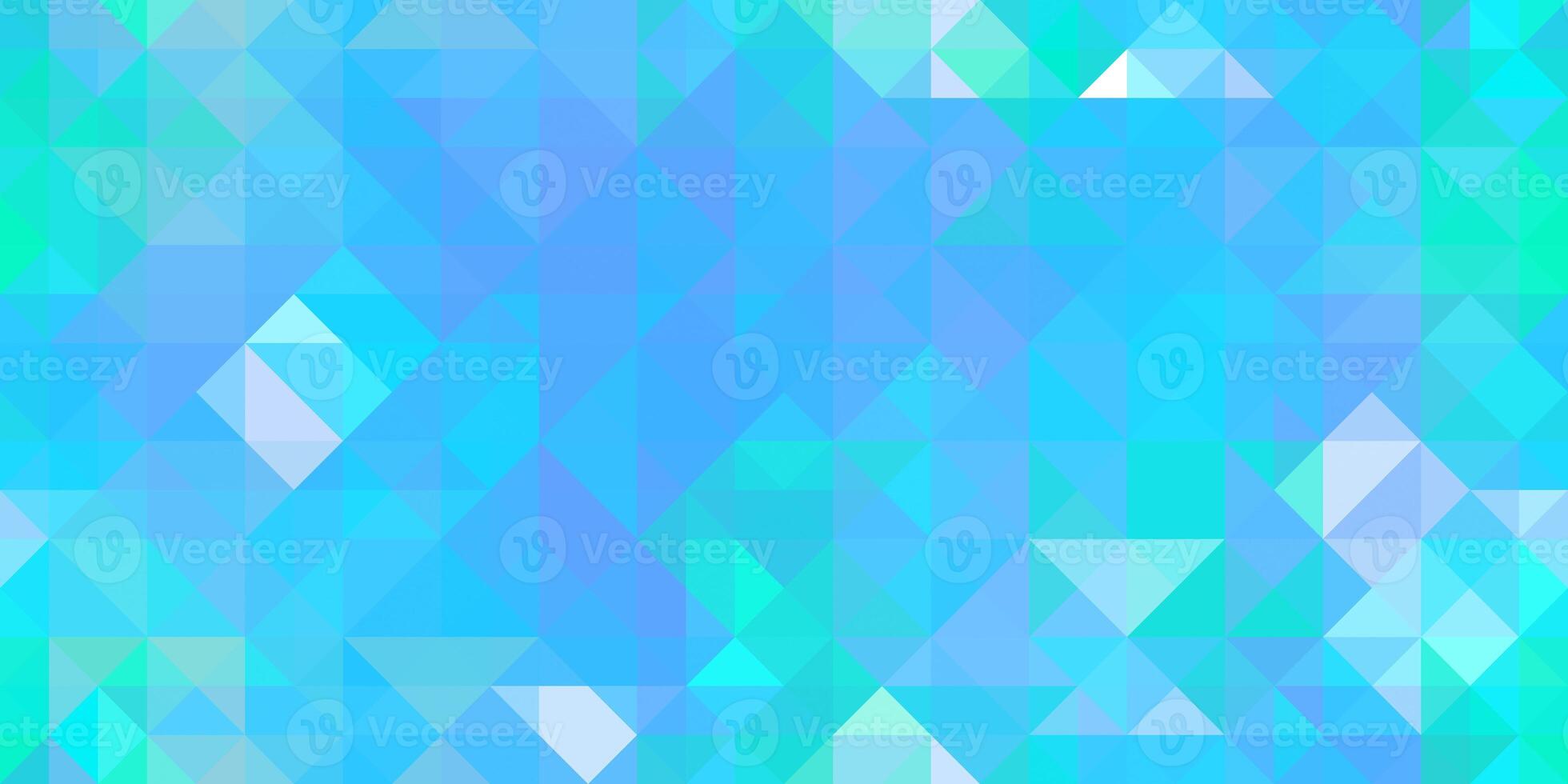 Geometric background pattern. Blue turquoise. Seamless rambling regular figures multicolor geometric minimal design. photo