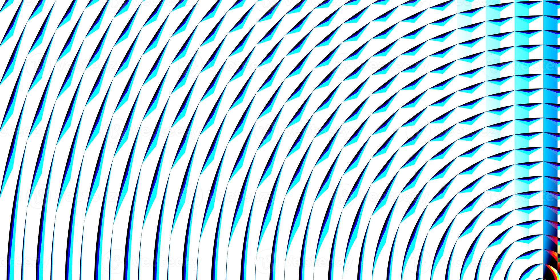 Blue striped searchlight screen optical. Lamp flare glow. Fresnel lens pattern. Spotlight glass art texture. Projector lens background creative. photo