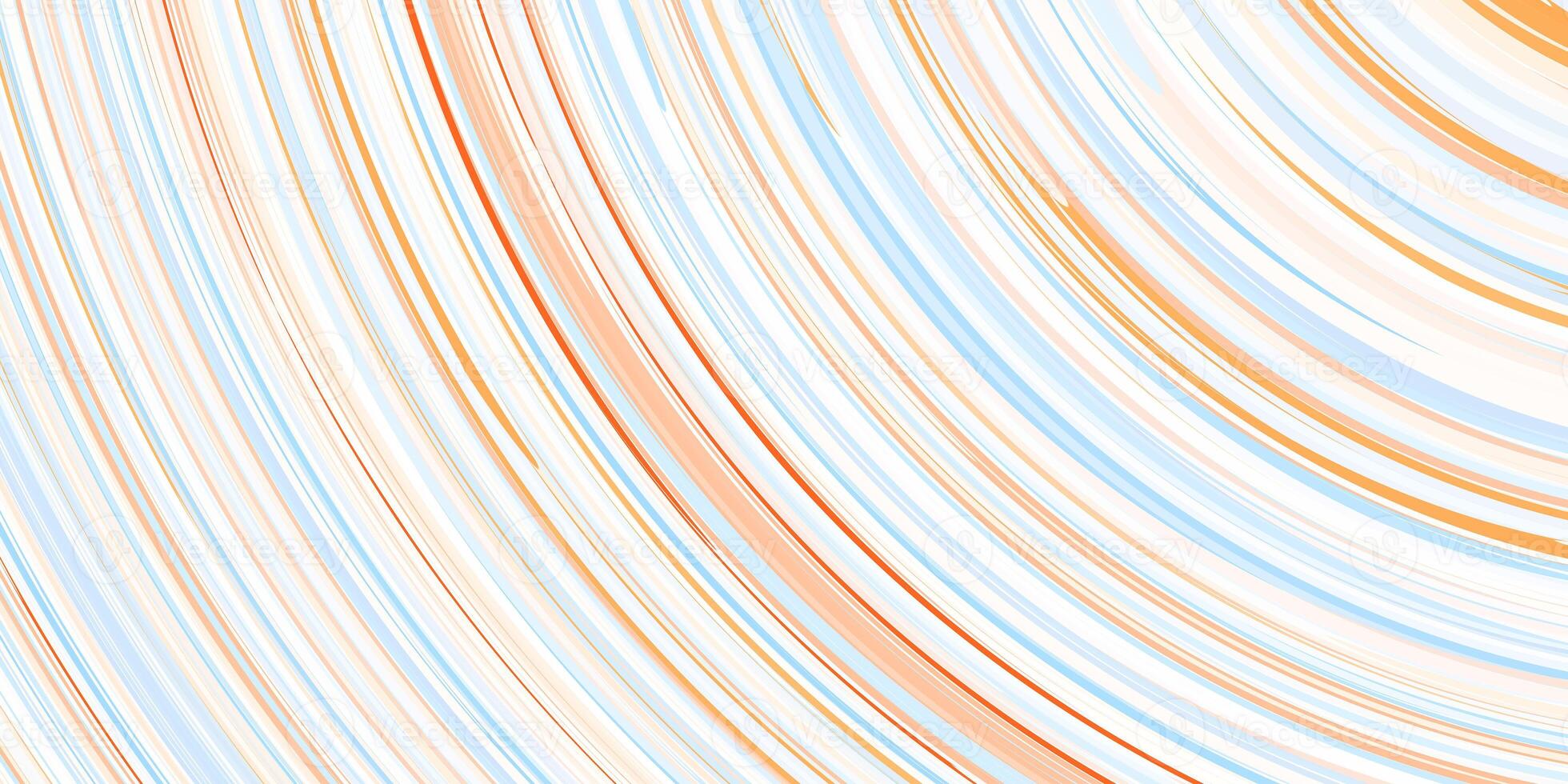 Blue orange awesome colorful rounding pattern. Abstract school education design. Cool sun shining creative. Colored curves background. Color arc bow surface. Amazing multicolor arch backdrop. photo
