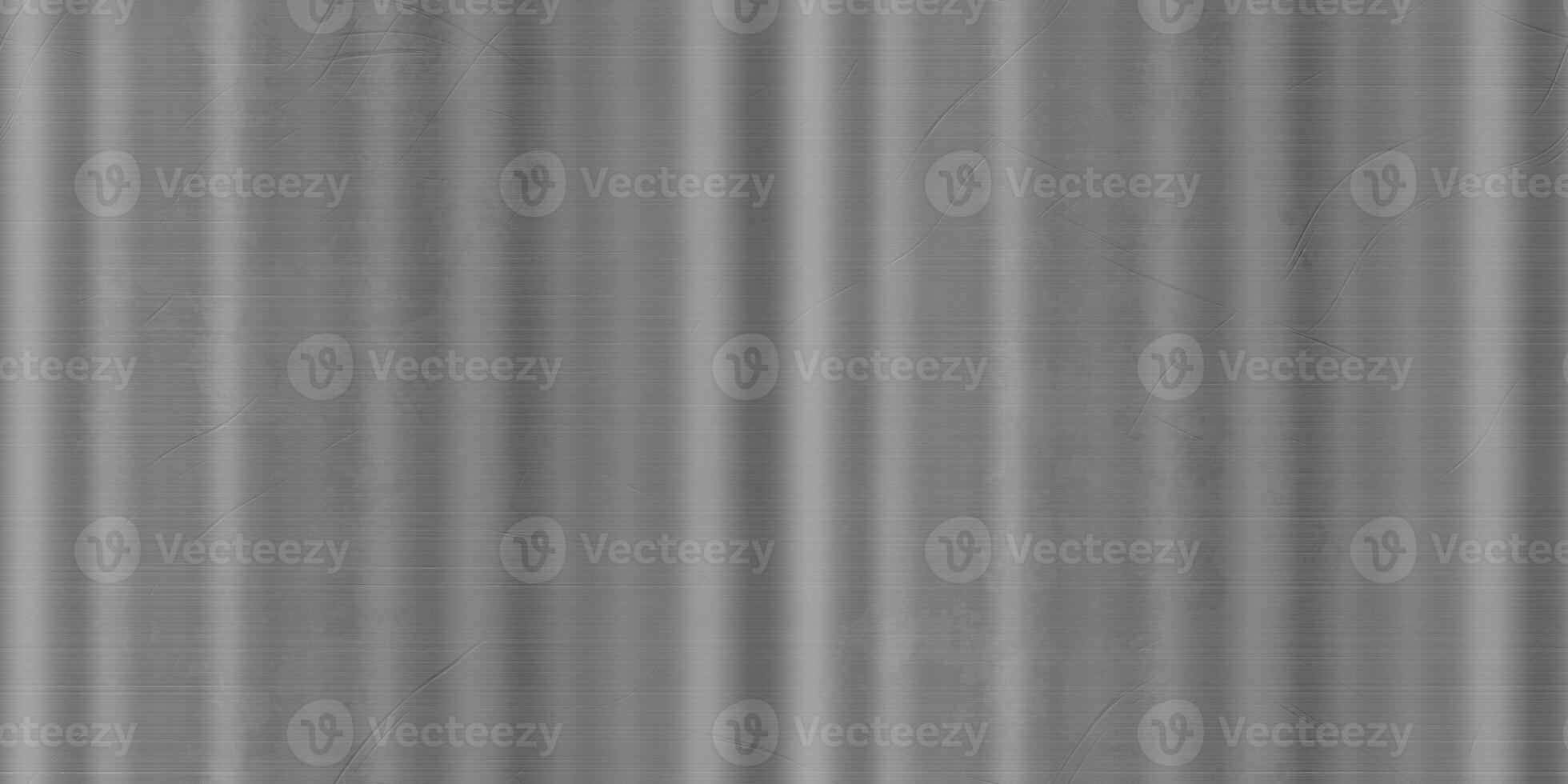 Shiny Metal Sheet Backdrop. Grungy Metal Scratches Backdrop. Polished Dirty Steel Sheet Background. Seamless Scratched Metal Texture. photo