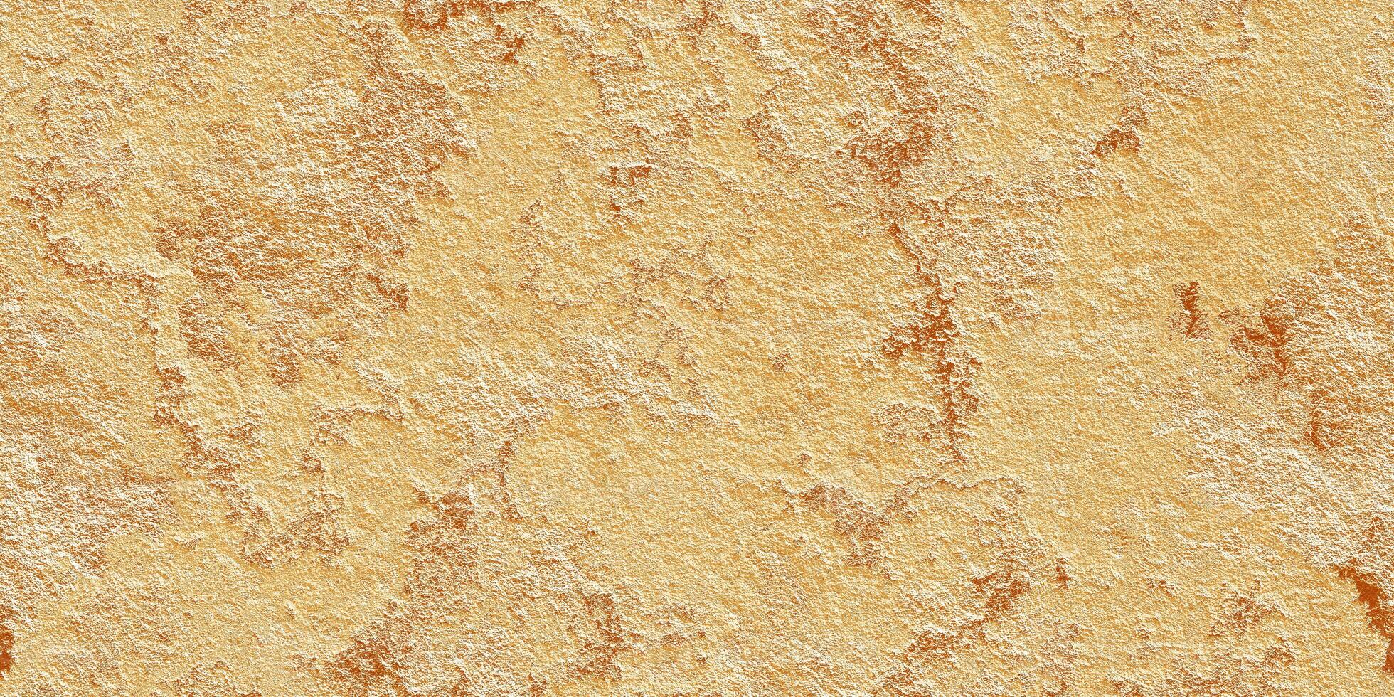 Golden Shine Ore Background. Seamless Gold Rock. photo