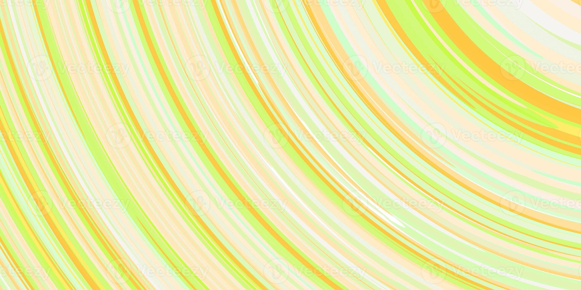 Yellow light green amazing multicolor arch backdrop. Awesome colorful rounding pattern. Abstract school education design. Cool sun shining creative. Colored curves background. Color arc bow surface. photo