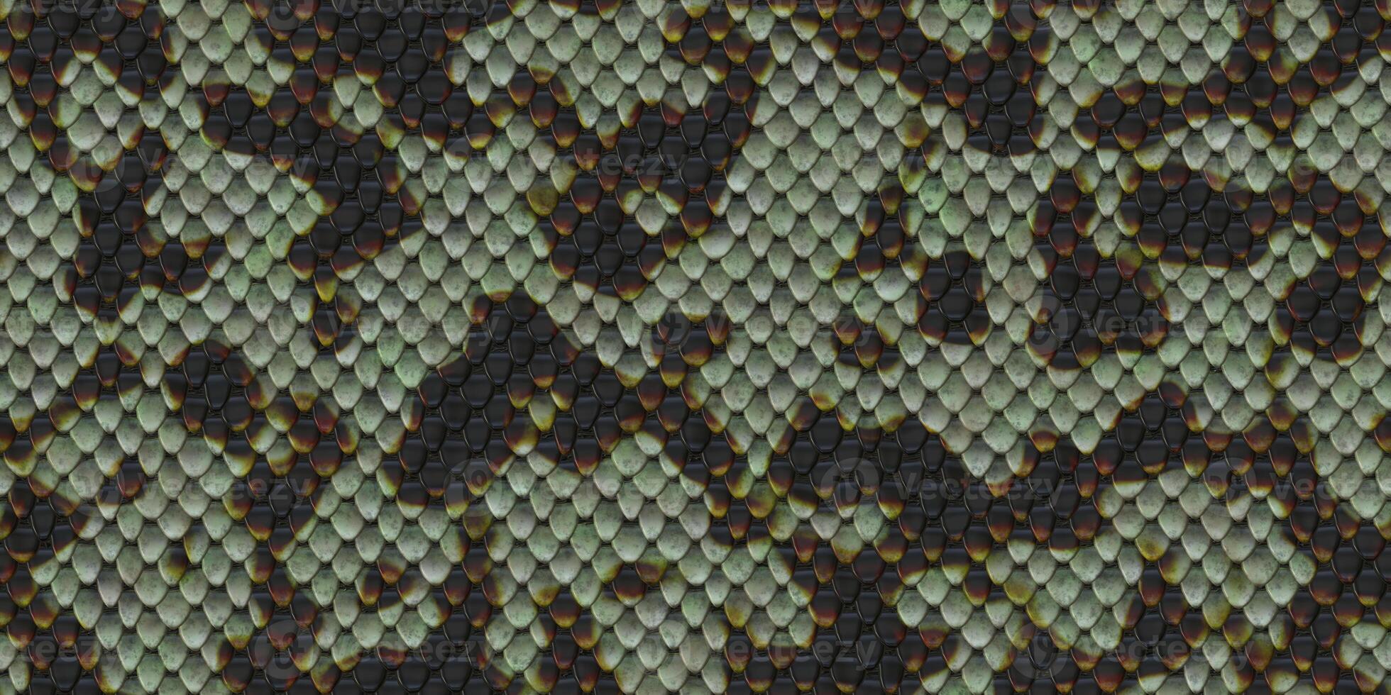 Black and white reptile skin background. Reptilian scale pattern. Snakeskin surface. Dangerous wildlife backdrop. Snake leather seamless textures. photo
