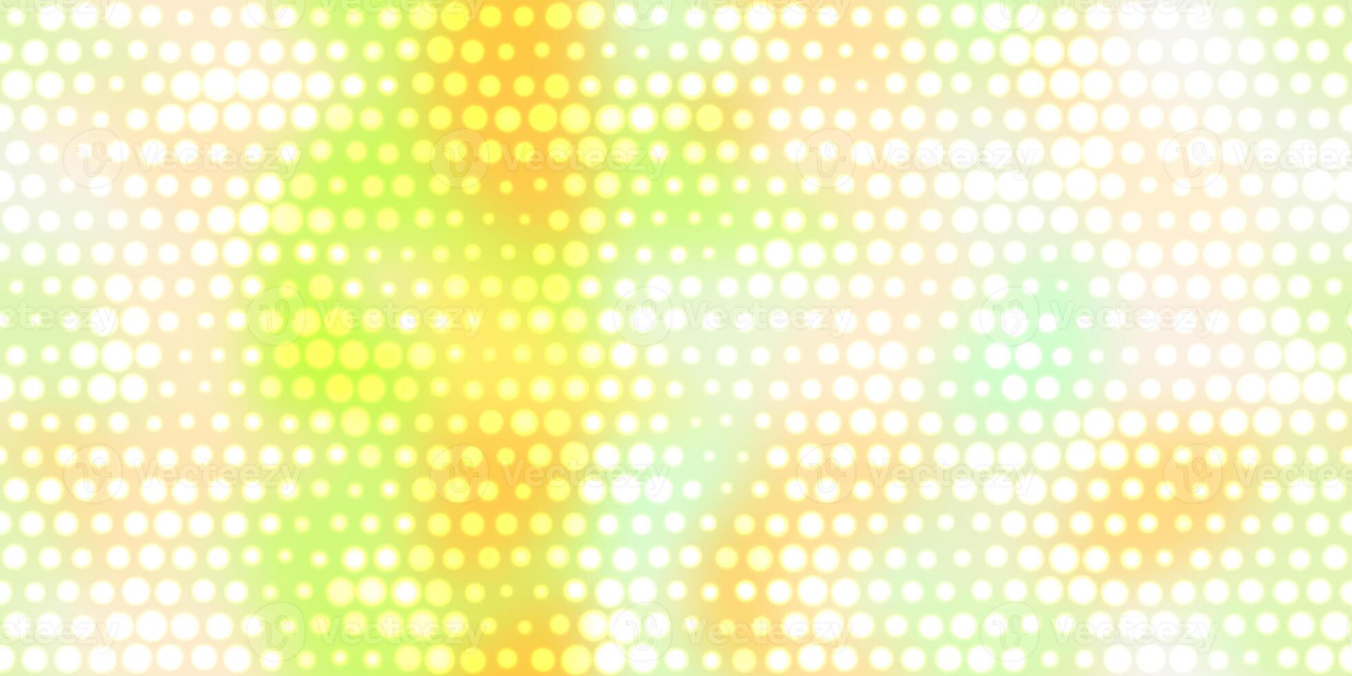 Yellow green blurred dotted colored texture. Happy circles color love creative backdrop. Bright rings glowing colorful pattern. Simple sweet design. Dots color background. photo