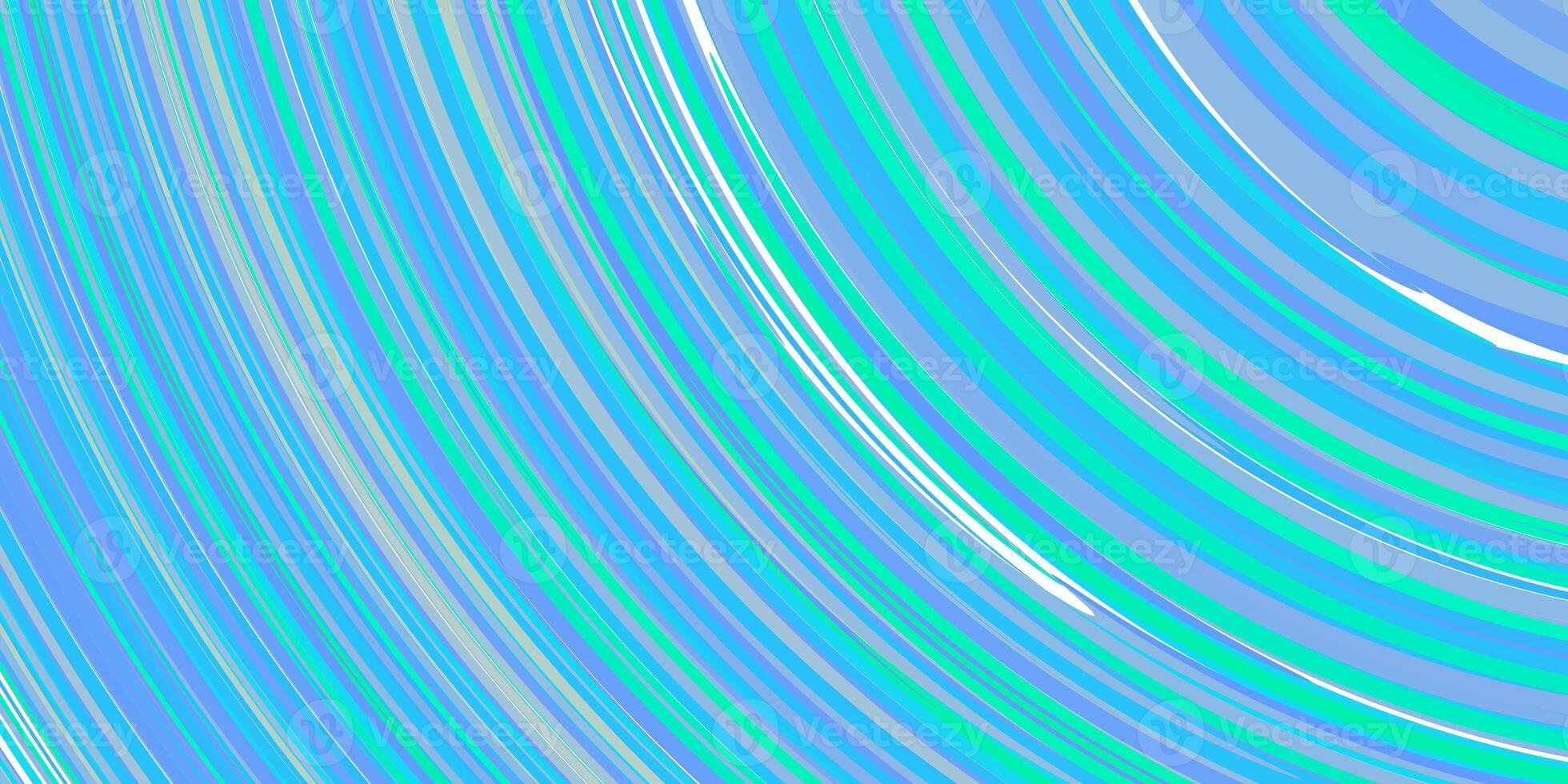 Blue green colored curves background. Color arc bow surface. Amazing multicolor arch backdrop. Awesome colorful rounding pattern. Abstract school education design. Cool sun shining creative. photo