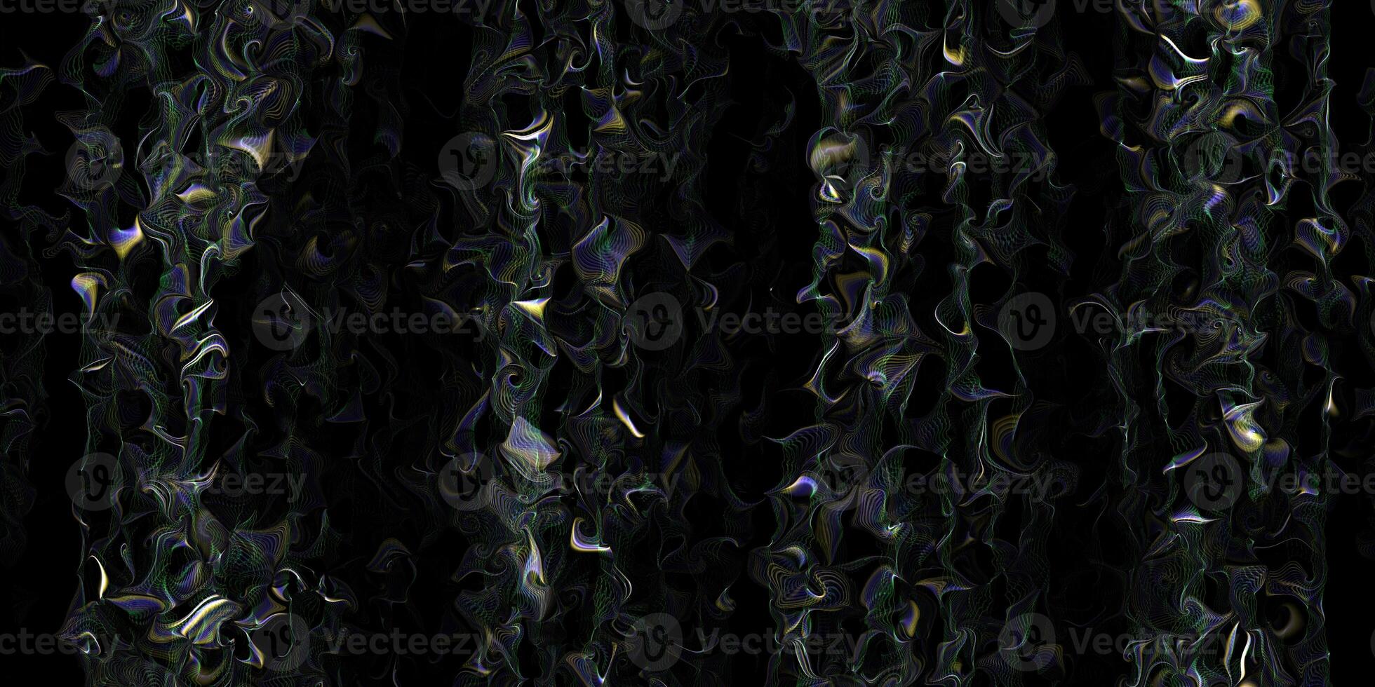 Dark indigo mystic twirls. Seamless mystical enigmatic twirls background texture. photo