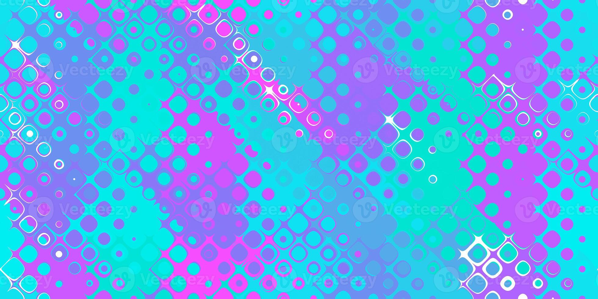 Purple violet turquoise amazing multicolor happy love shapes backdrop. Bright color bubbles geometric surface. photo