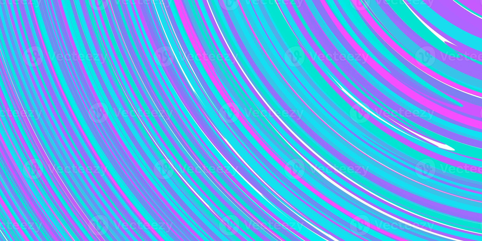 Purple violet green blue colored curves background. Color arc bow surface. Amazing multicolor arch backdrop. photo