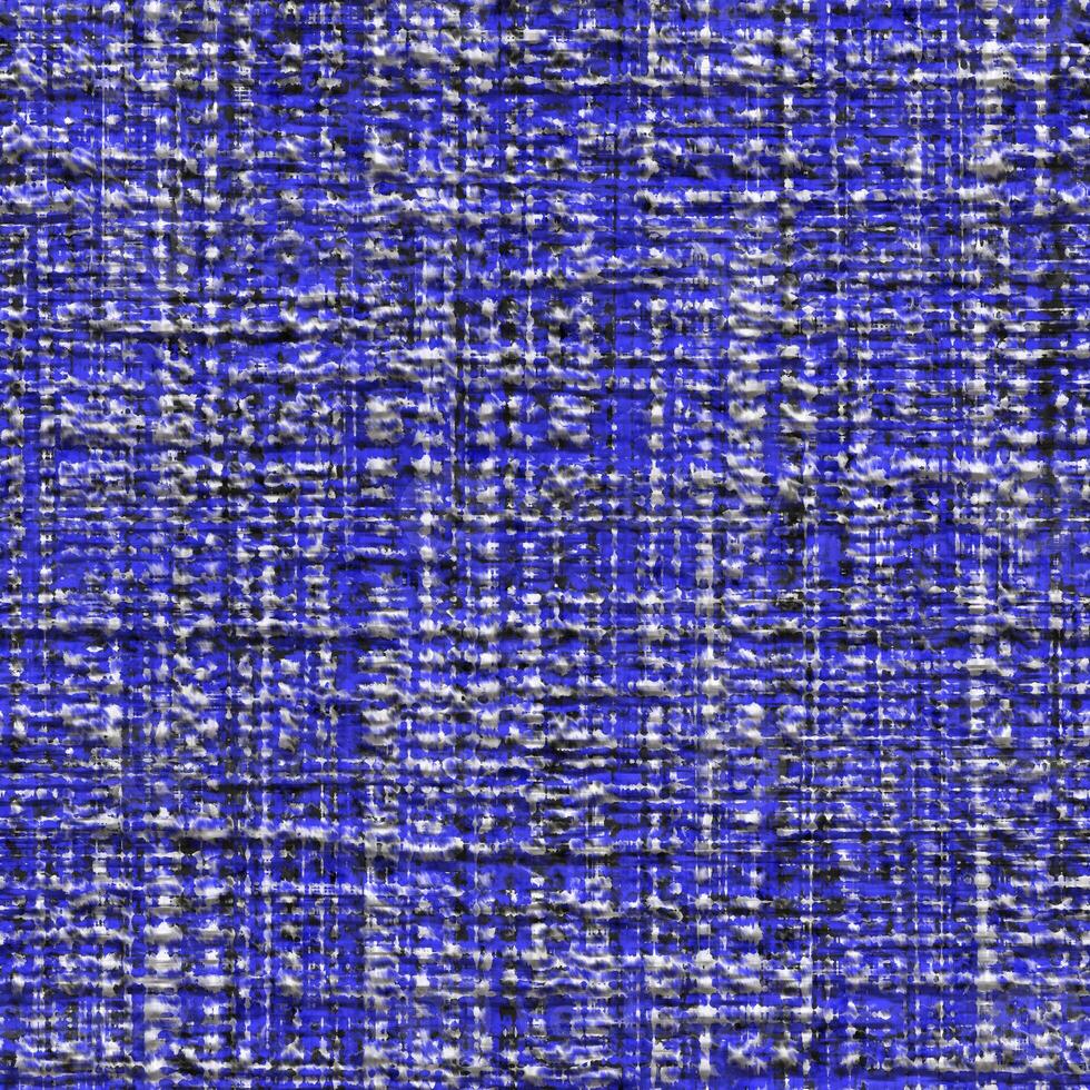 Boucle Texture. Blue seamless fabric woven cotton pattern. photo