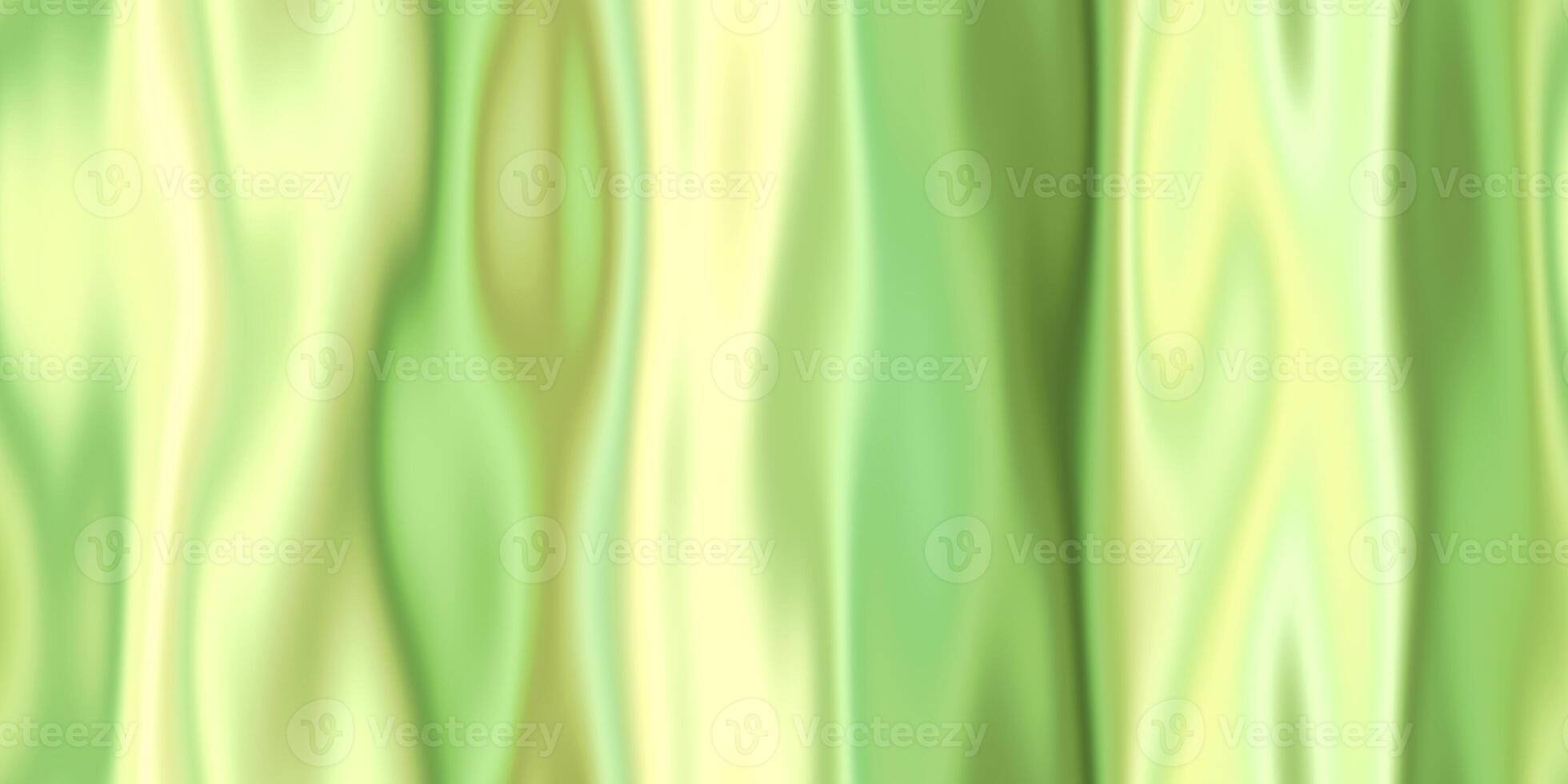 Light green atlas fabric surface pattern. Silky material backdrop. Silk wear textile background. Seamless satin texture. photo