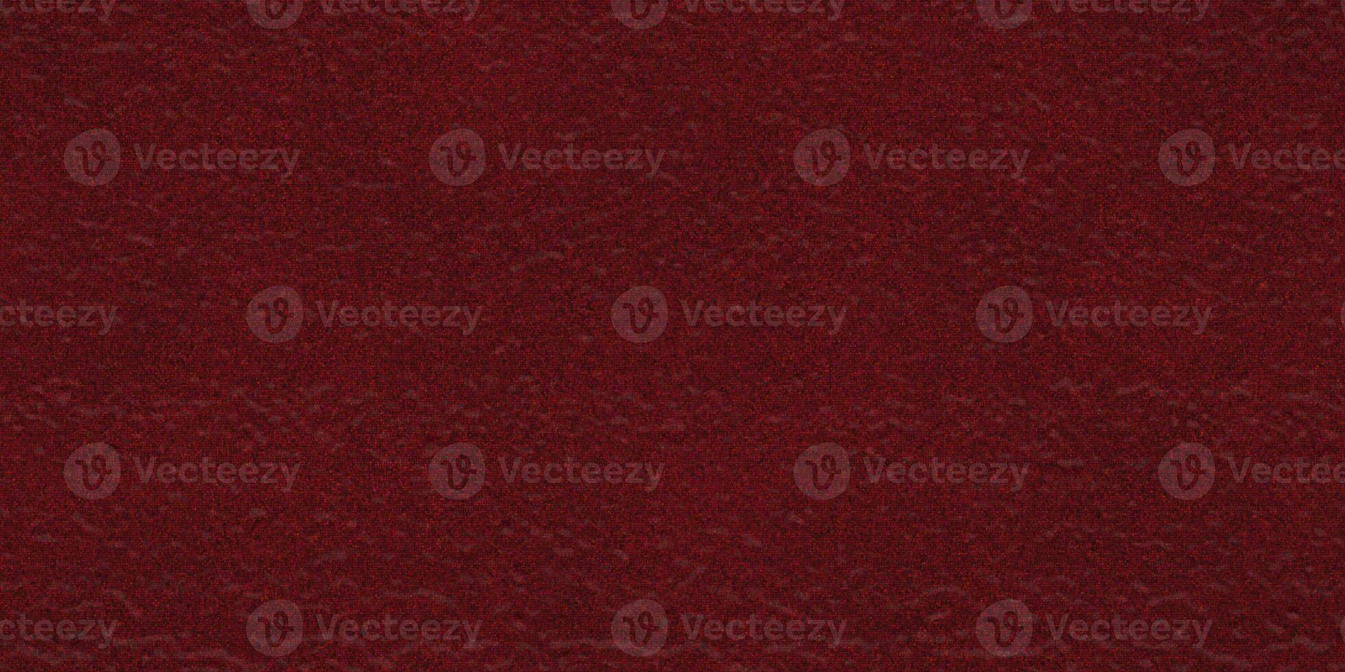 Red burgundy cut pile saxony floor rug fabric textile. Carpet texture. Flat seamless background. photo