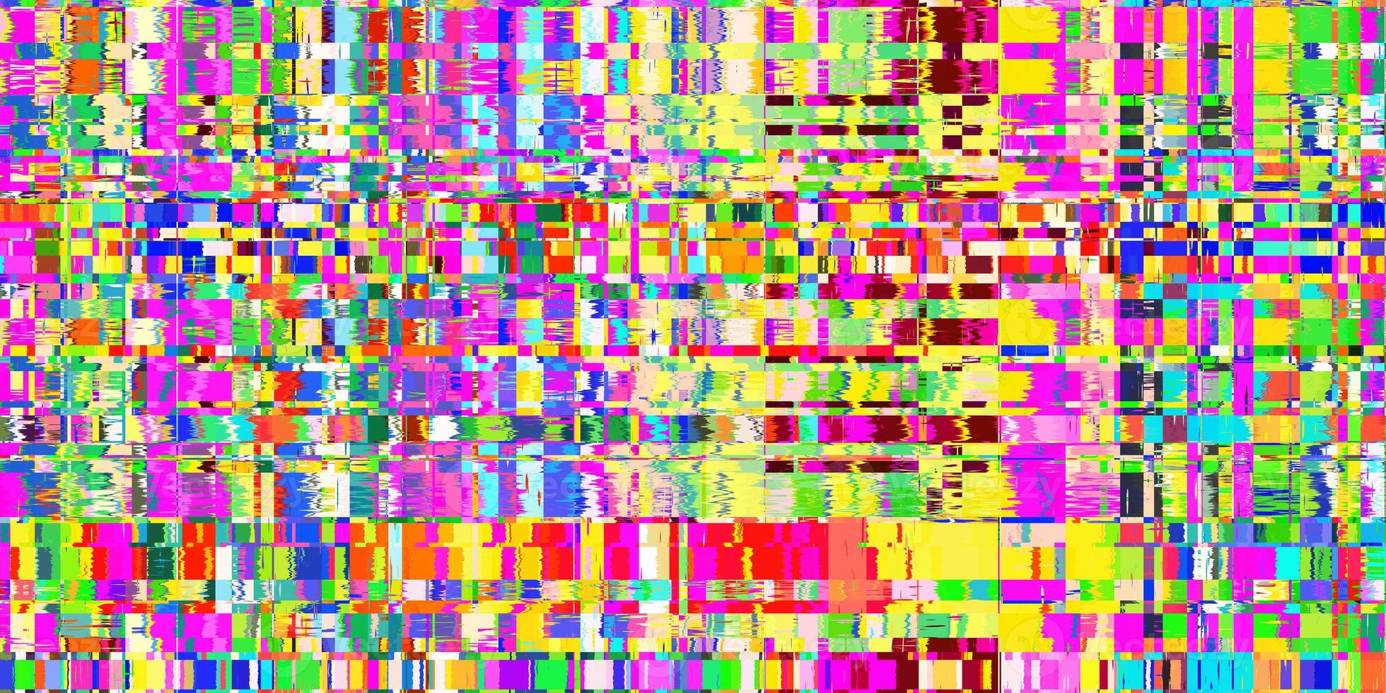 Multicolor Colorful Noise Background. Glitch Art Backdrop. Distorted Geometric Surface. Abstract grunge pattern. Distortion Screen Texture. photo