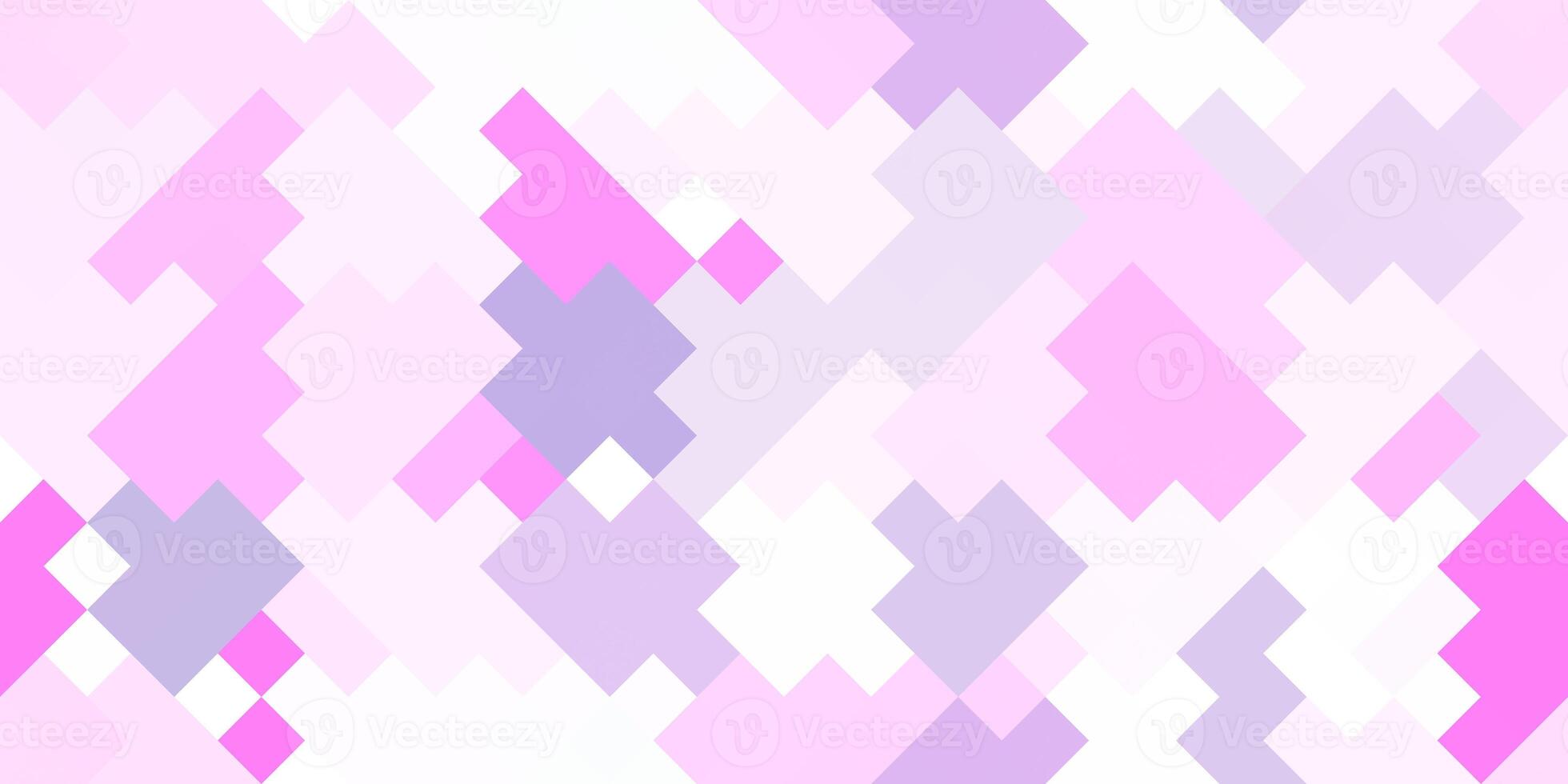 Violet colorful square geometry backdrop. Pixel graphic surface. Modern multicolor pattern. photo