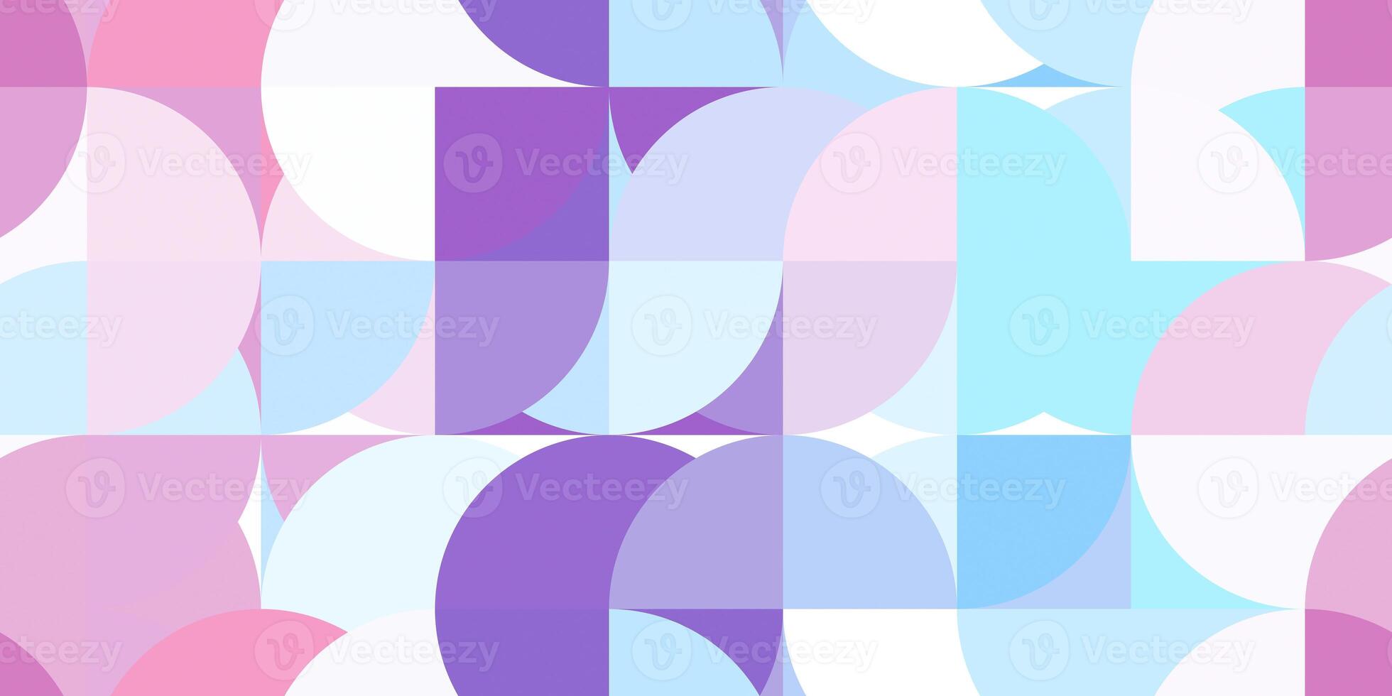 Pink purple blue amazing multicolor school pattern. Colored modern geometry half circles backgrounds. photo