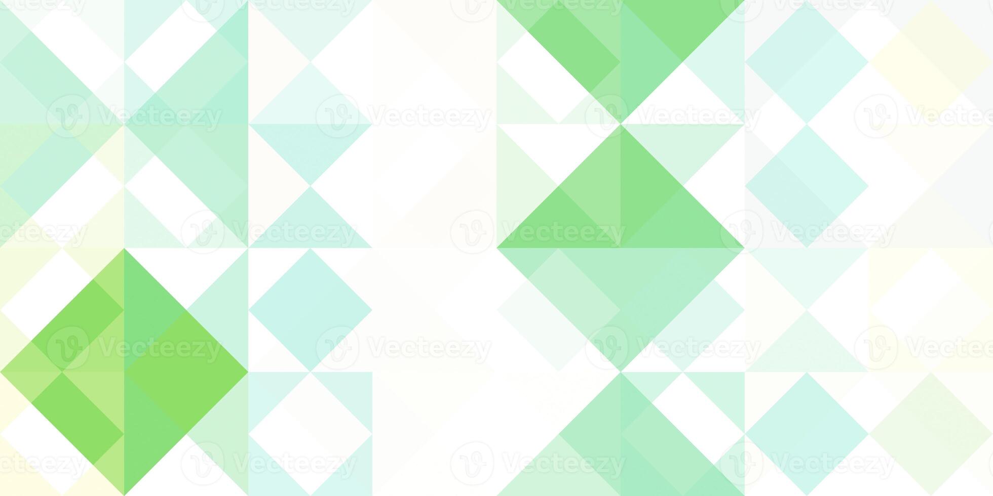 Geometric background pattern. Grass green white. Seamless chaotic random forms colored geometric modernism style. photo