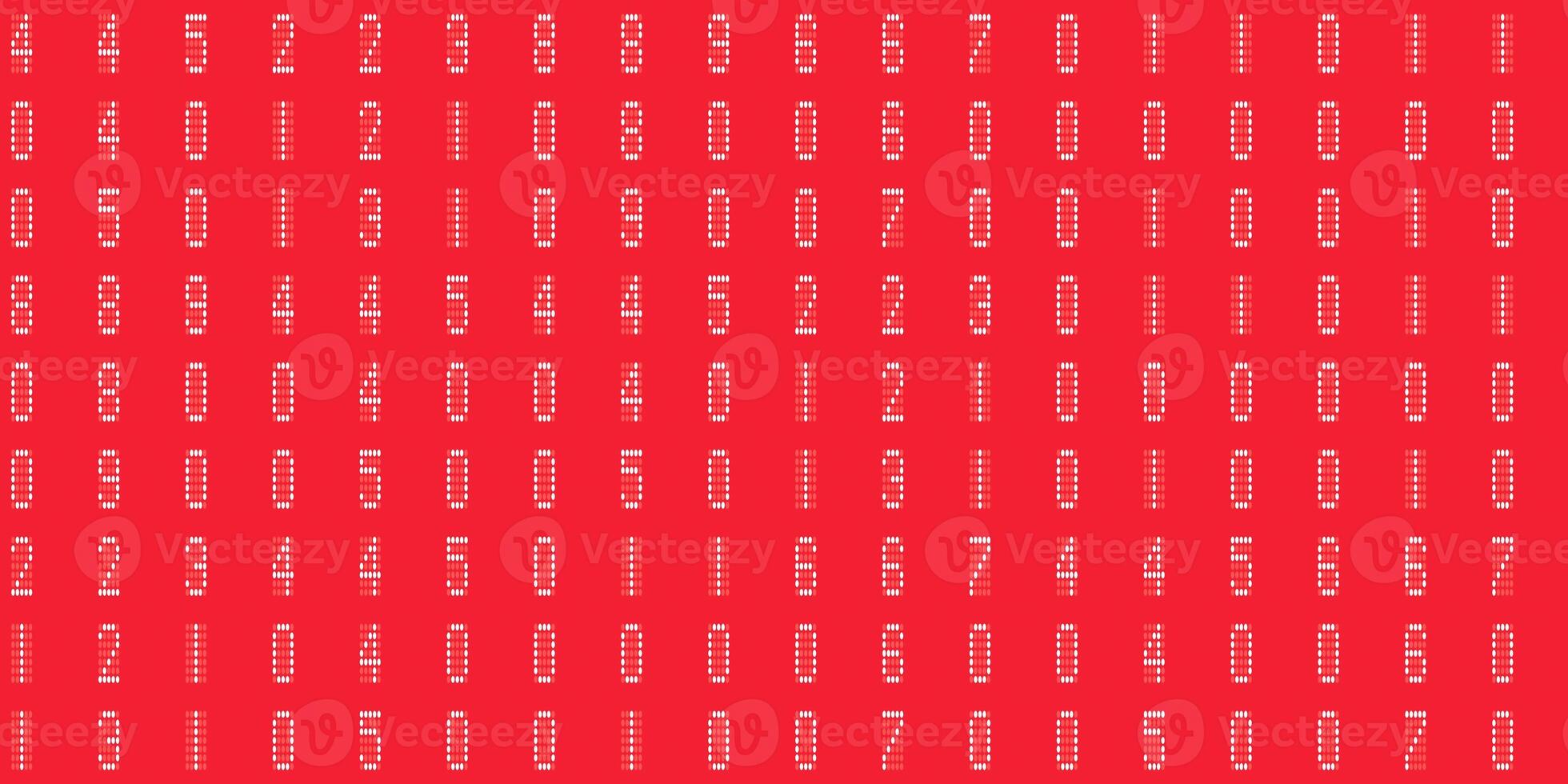 Red pink numeric binary creative surface. Numeral tech design backdrop. Abstract display digit pattern. Electronic Numbers Background. Cyberspace texture. photo