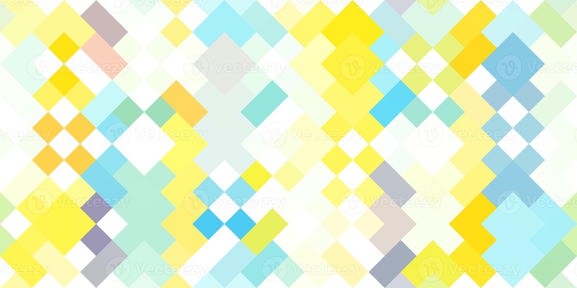 Yellow blue pixel graphic surface. Modern multicolor pattern. Amazing school design. Awesome education creative. photo