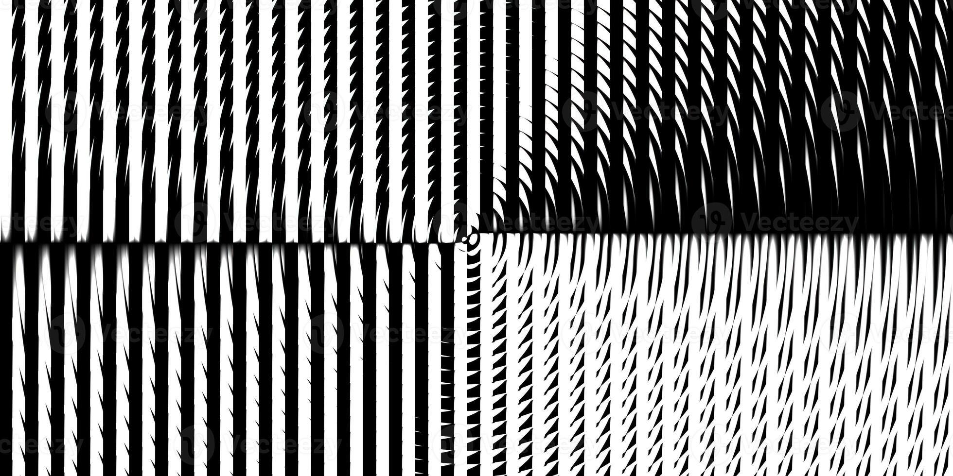 Striped black and white spotlight glass art texture. Projector lens background creative. Searchlight screen optical. Lamp flare glow. Fresnel lens pattern. photo