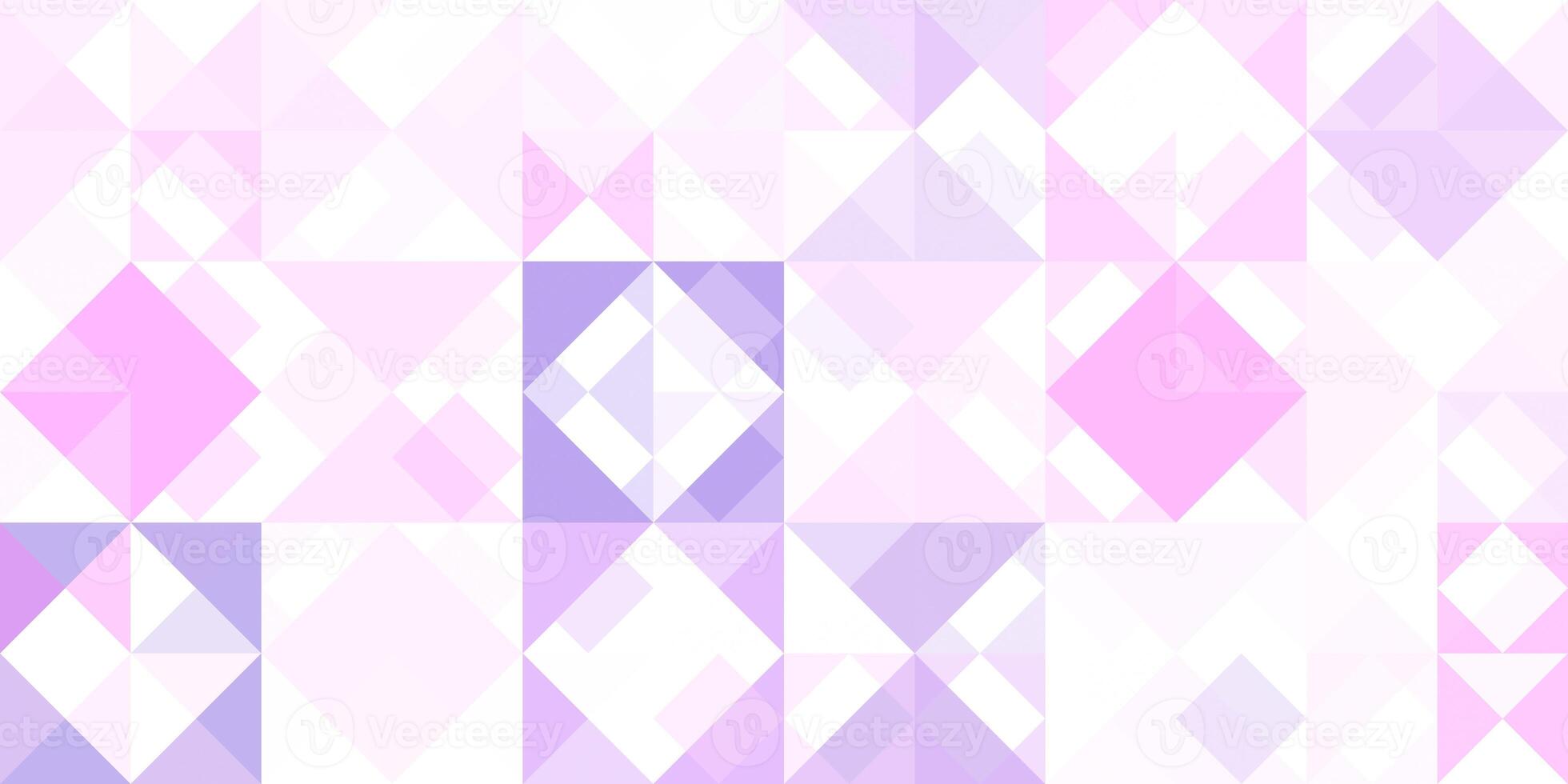 Geometric background pattern. Light lilac violet white. Seamless shambolic common triangles color geometric modernism style. photo