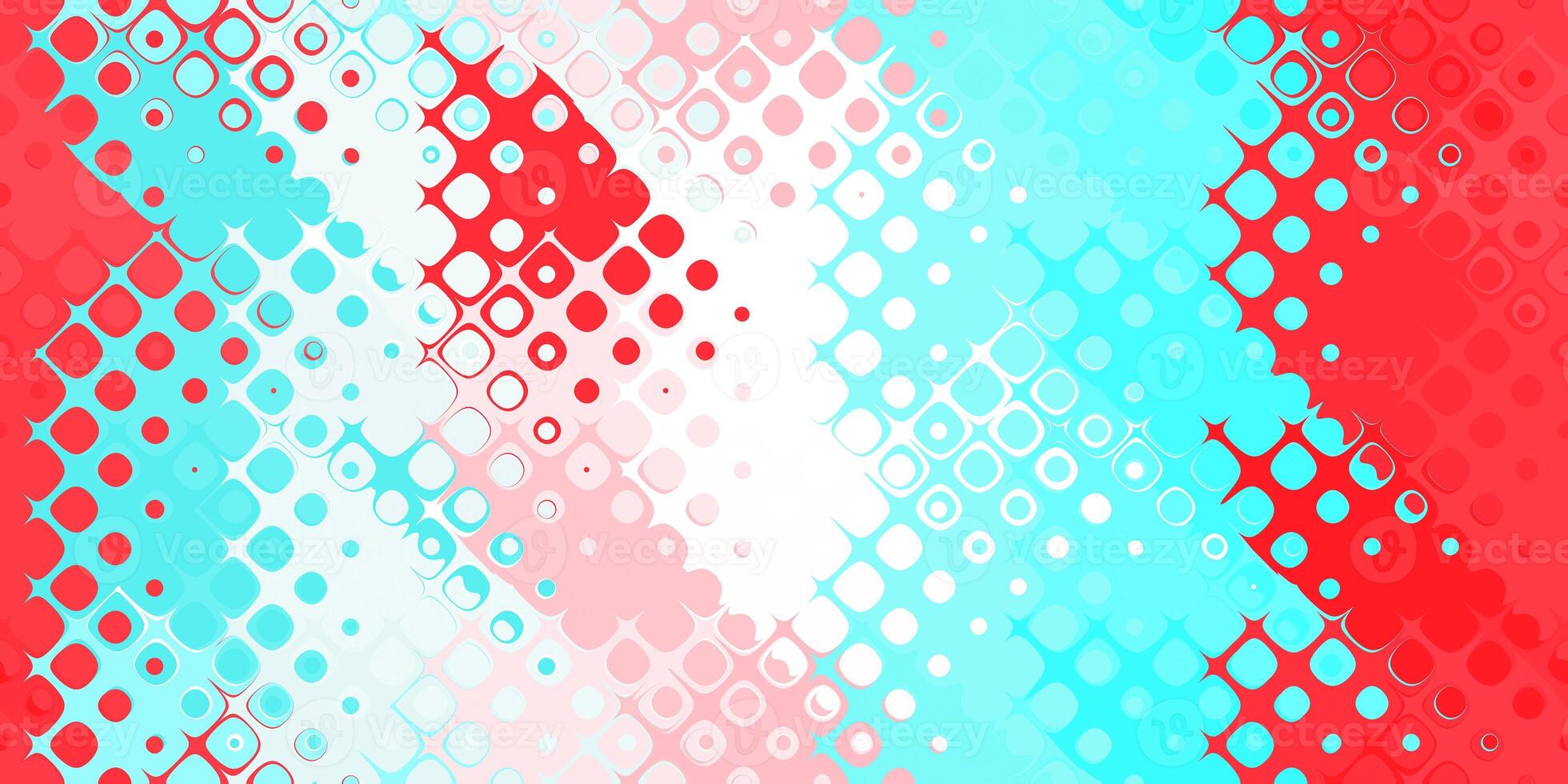 Red blue rounded cells grid background. Bubbled liquid creative design. Awesome colored sweet holiday texture. Amazing multicolor happy love shapes backdrop. Bright color bubbles geometric surface. photo