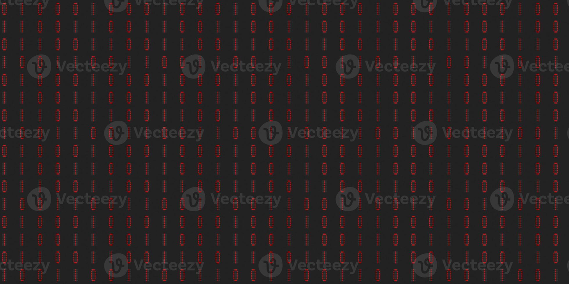 Red cyberspace texture. Numeric binary creative surface. Numeral tech design backdrop. Abstract display digit pattern. Electronic Numbers Background. photo