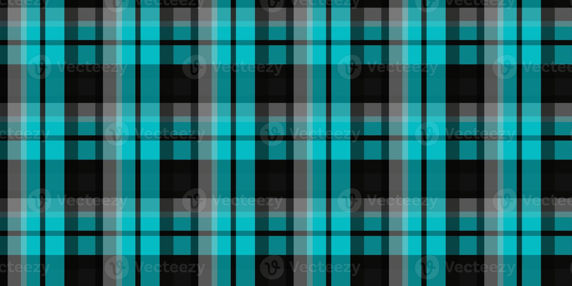 Blue seamless flannel texture. Fustian clothes fabric surface pattern. Checkered material backdrop. Woolen cotton wear textile background. photo