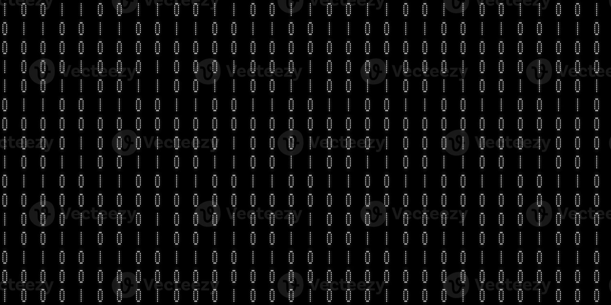 Black cyberspace texture. Numeric binary creative surface. Numeral tech design backdrop. Abstract display digit pattern. Electronic Numbers Background. photo