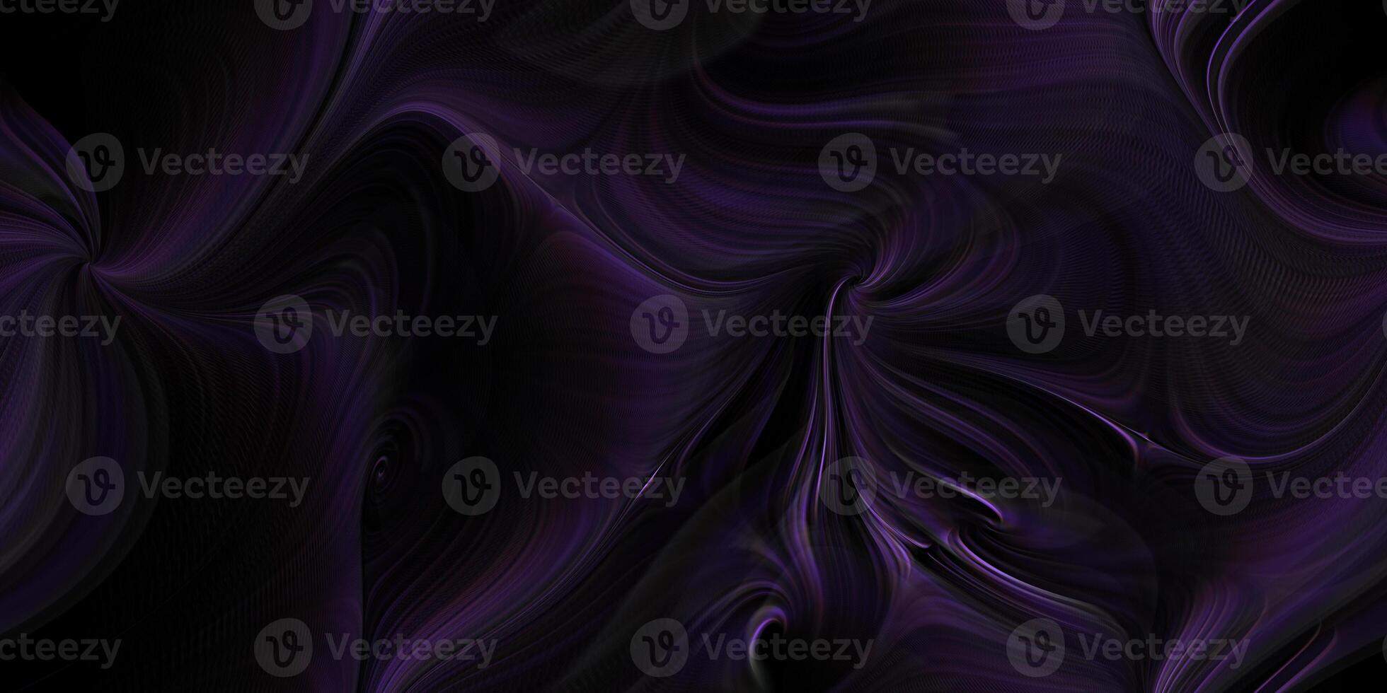 Dark violet mystic twirls. Seamless mysterious dynamical rotations background texture. photo
