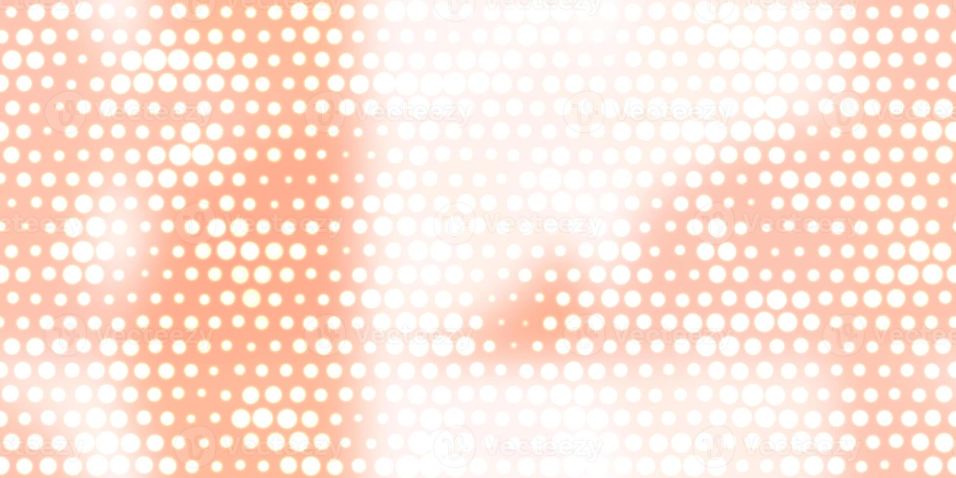 Peach dots color background. Blurred dotted colored texture. Happy circles color love creative backdrop. Bright rings glowing colorful pattern. Simple sweet design. photo