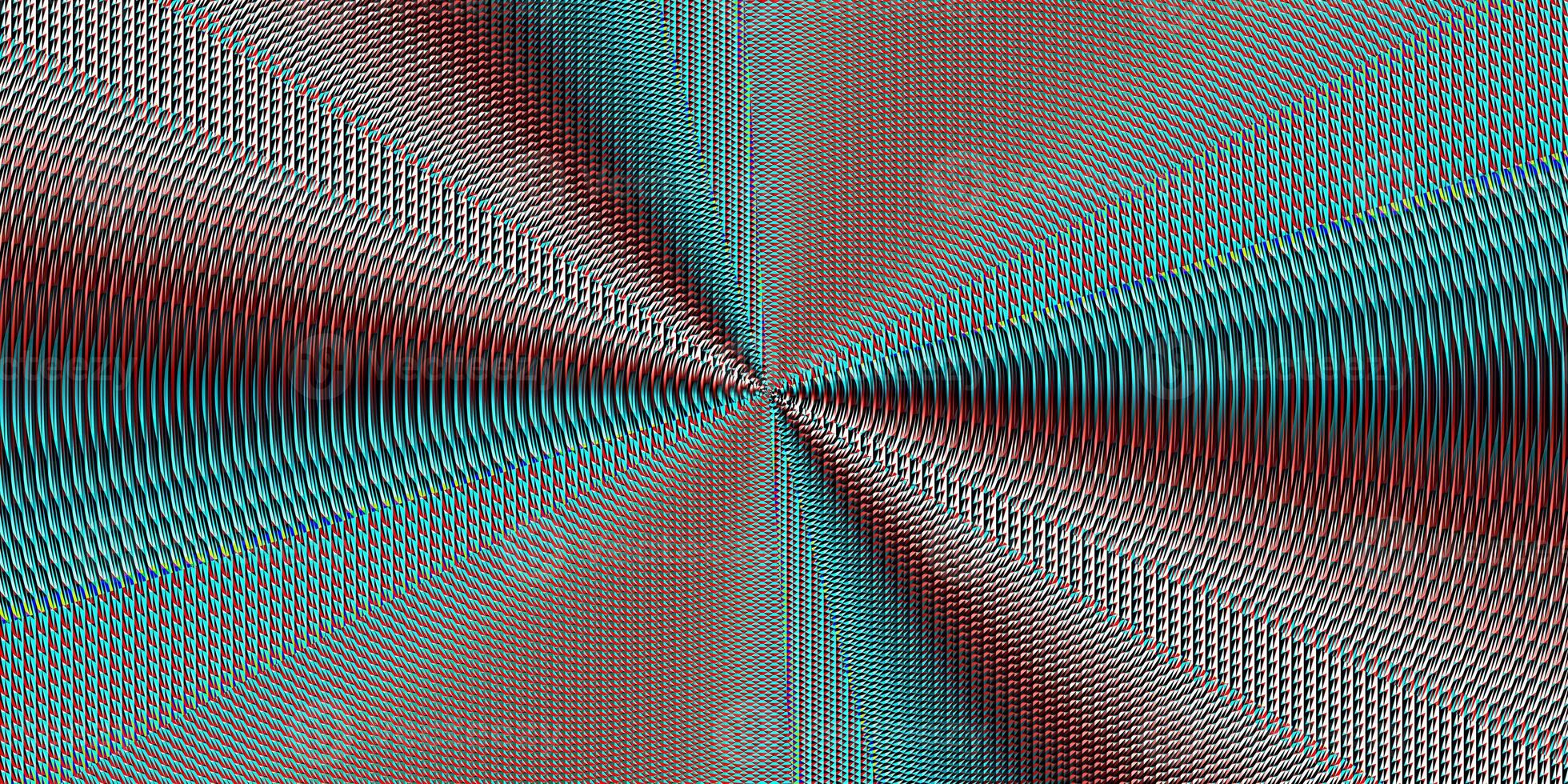 Red blue striped circles fresnel lens pattern. Spotlight glass art texture. Projector lens background creative. Searchlight screen optical. Lamp flare glow. photo