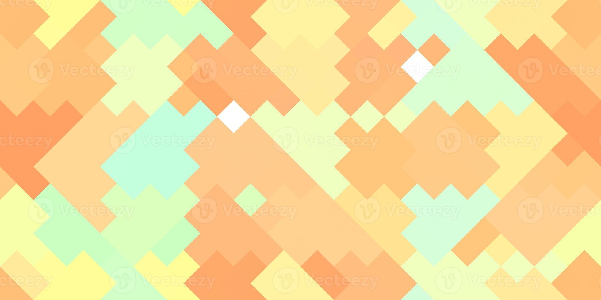 Brown beige colored geometric pixelate texture. Colorful square geometry backdrop. photo