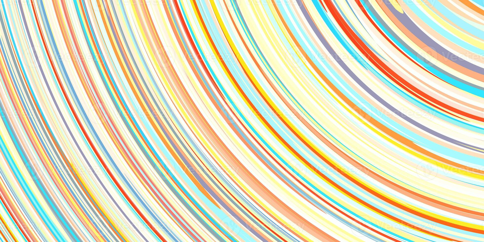 Awesome colorful rounding pattern. Abstract school education design. Cool sun shining creative. Colored curves background. Color arc bow surface. Amazing multicolor arch backdrop. photo