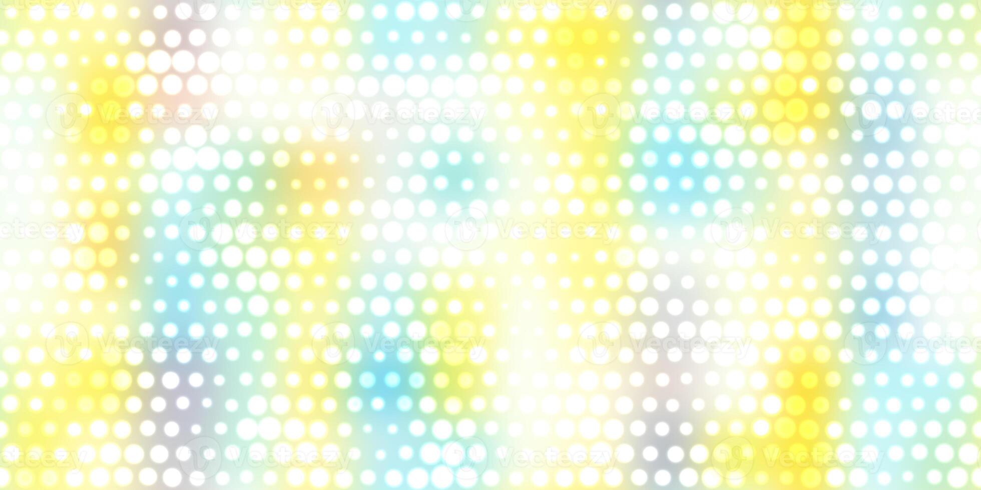 Yellow blue happy circles color love creative backdrop. Bright rings glowing colorful pattern. Simple sweet design. Dots color background. Blurred dotted colored texture. photo