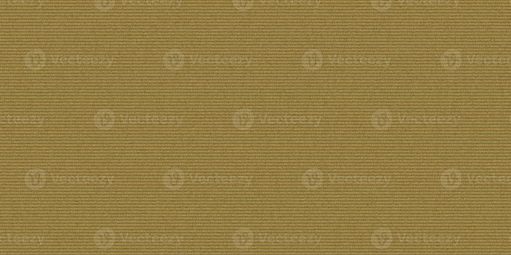 Gold yellow velvet seamless background. Hard stripe floor rug fabric textile. Berber carpet texture. photo