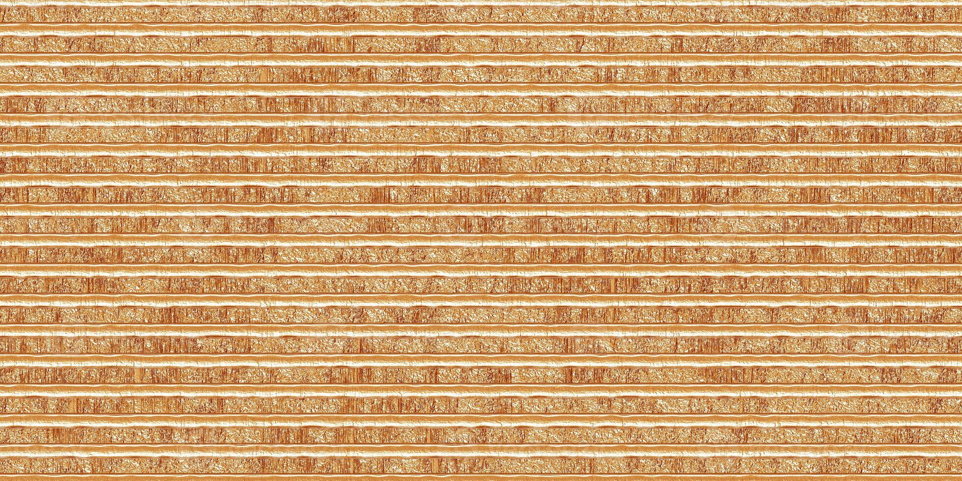 Striped Golden Shiny Metal Texture. Seamless Gold Sheet Pattern. photo