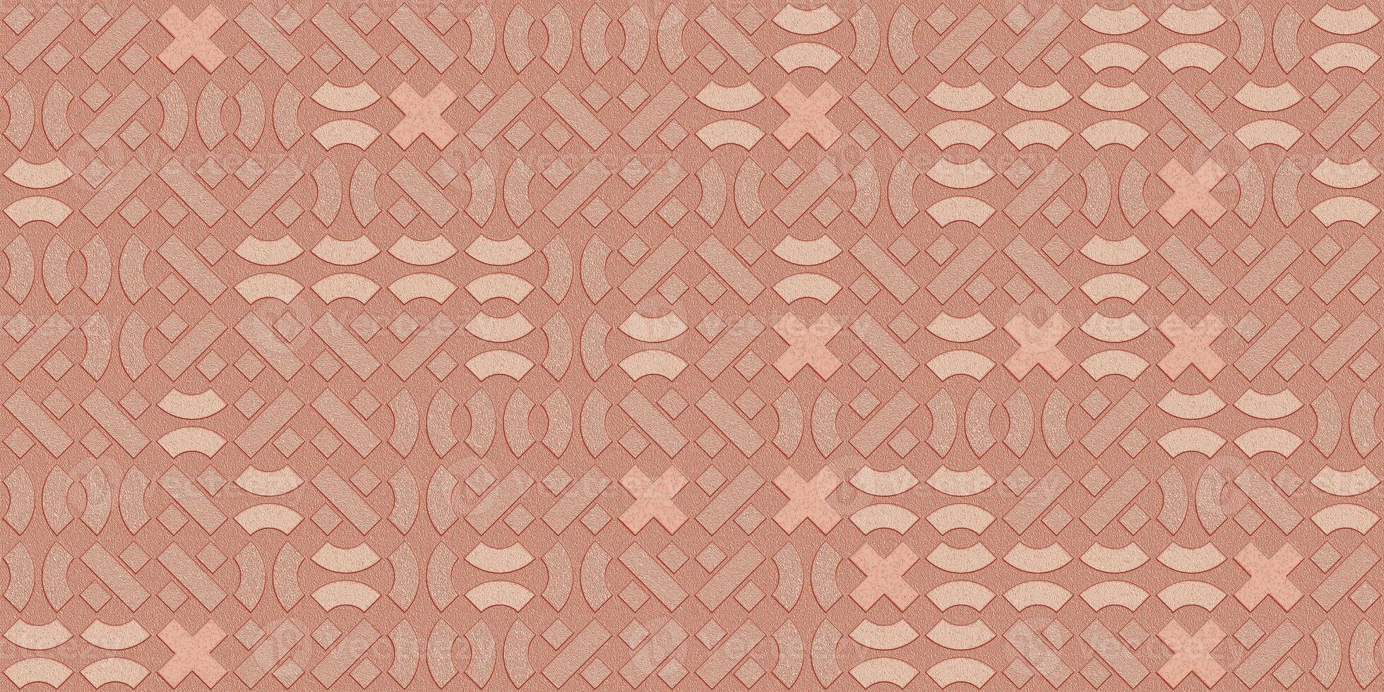Seamless Copper Pattern. Design Background Texture. photo