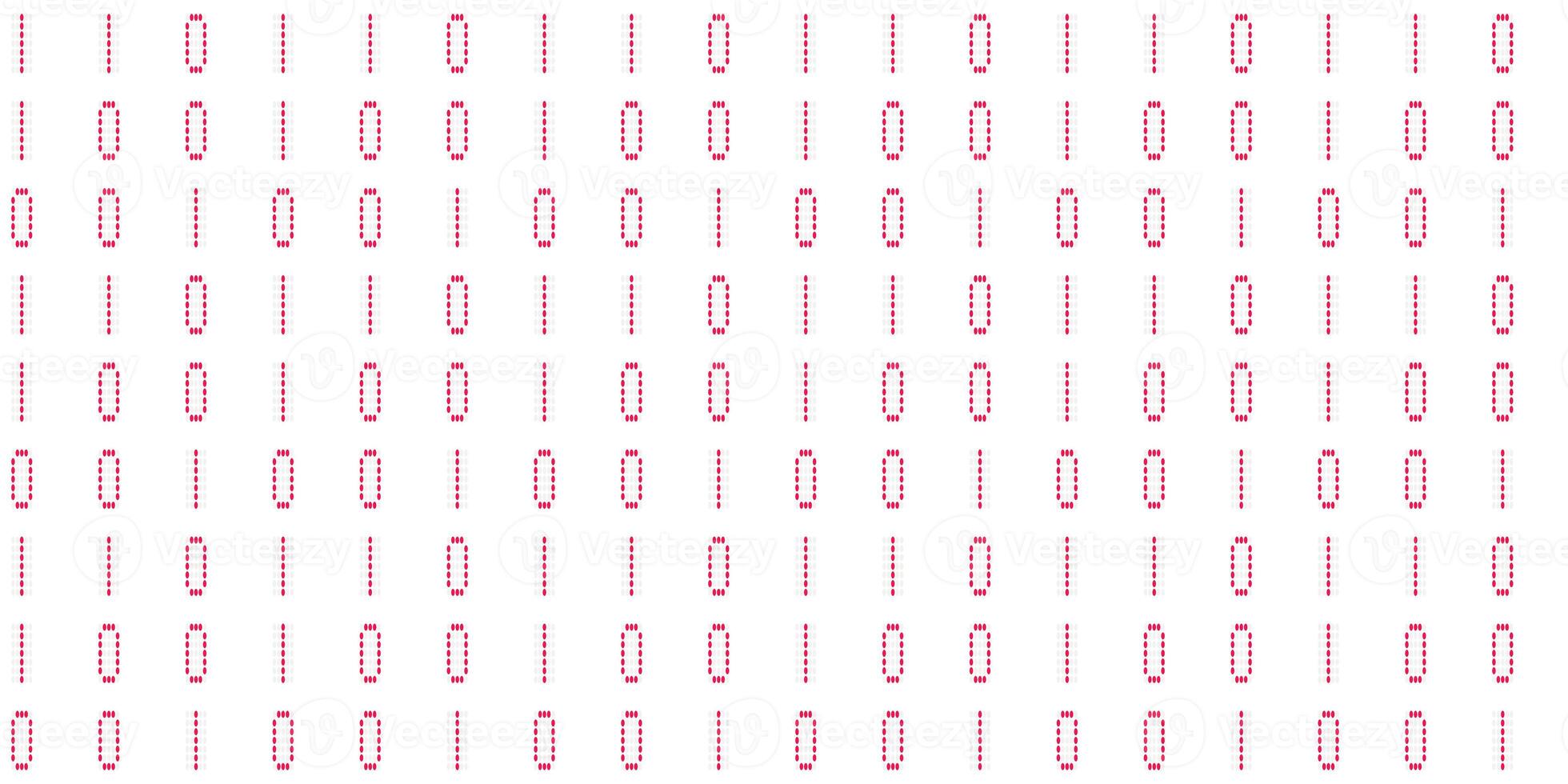 Pink electronic Numbers Background. Cyberspace texture. Numeric binary creative surface. Numeral tech design backdrop. Abstract display digit pattern. photo