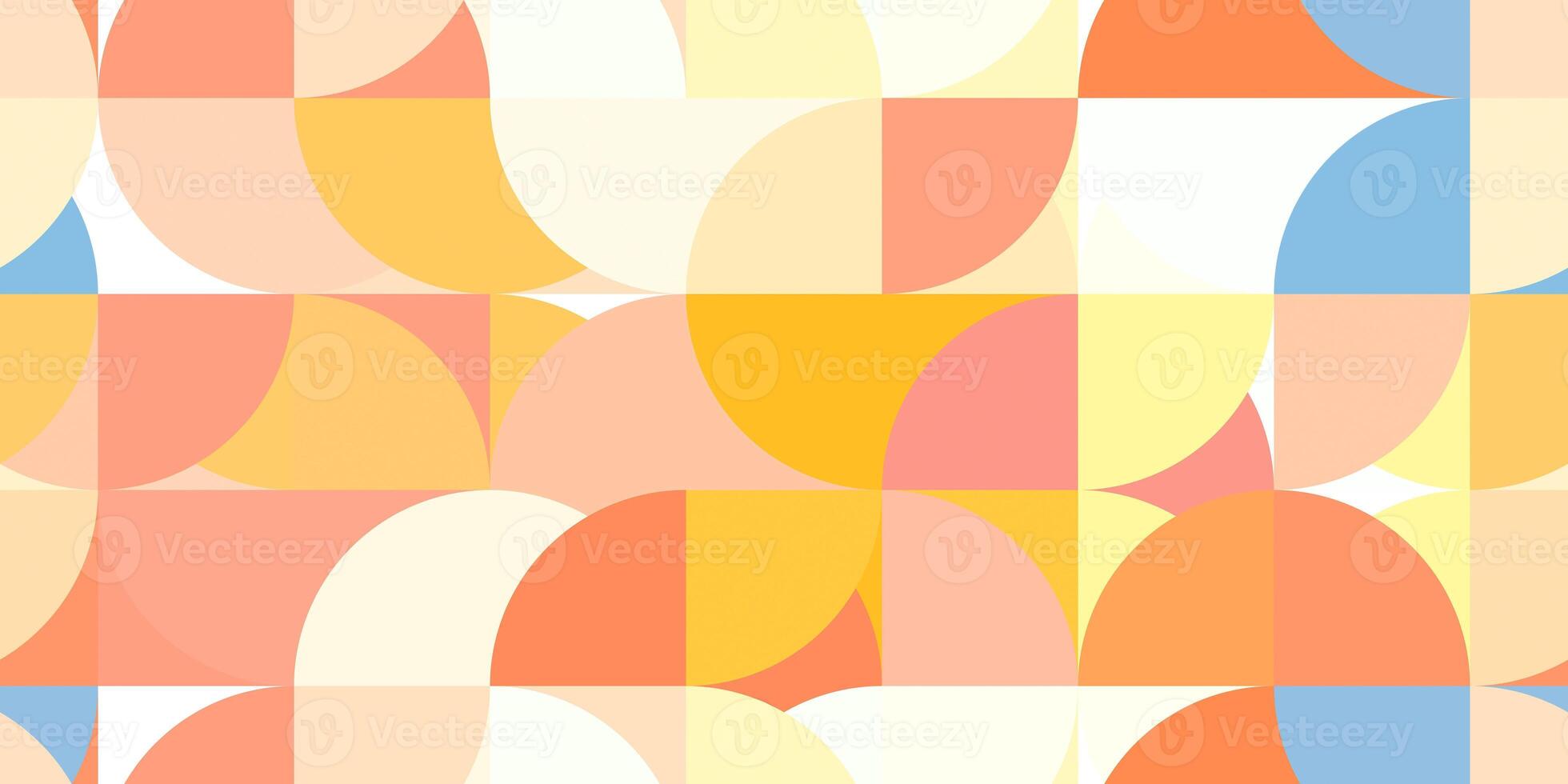 Rounded colorful creative design texture. Simple geometric graphic backdrop. photo